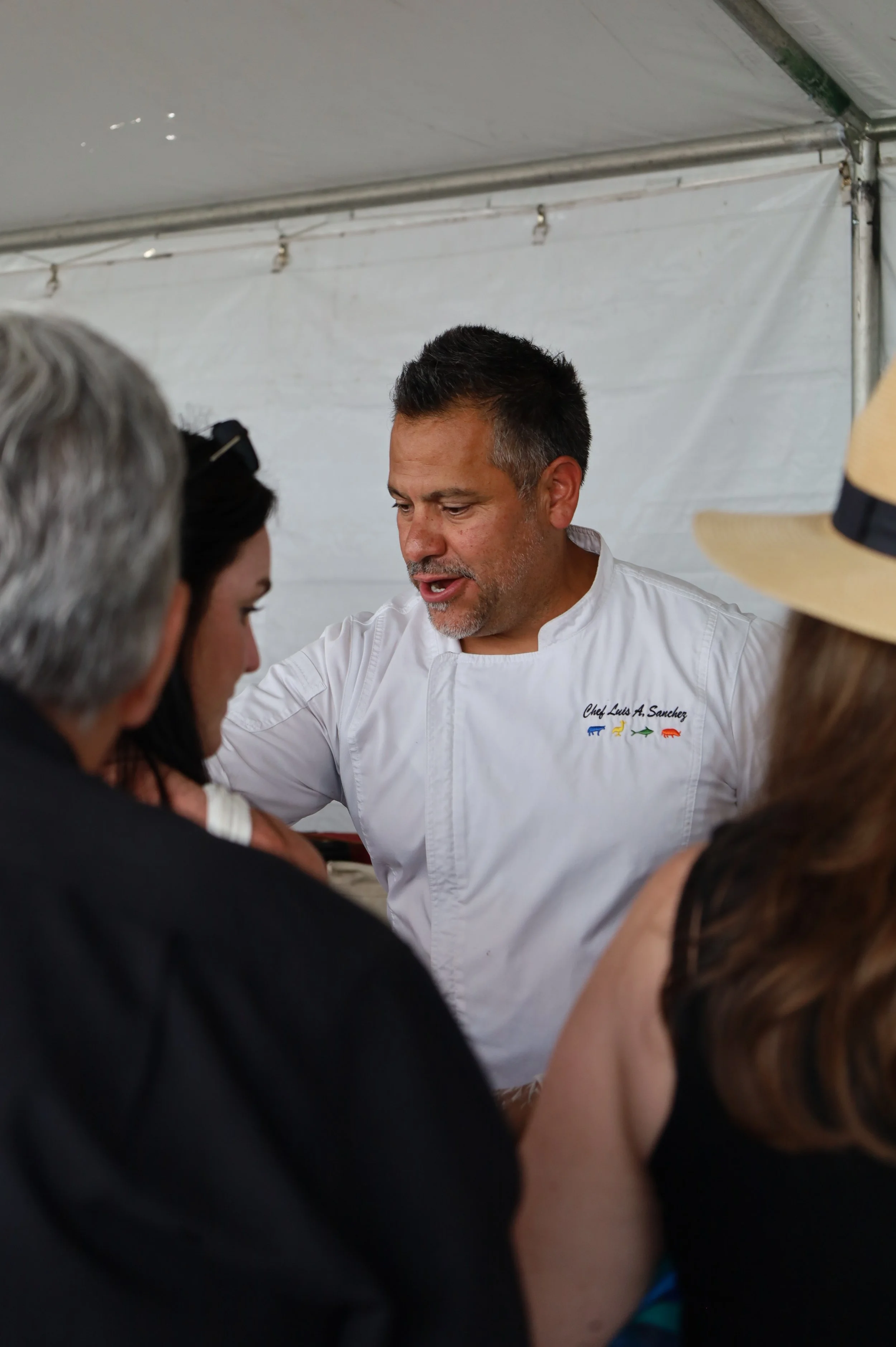 Chef Luis Sanchez of Mouthful Eatery at Conejo Food &amp; Wine Fest