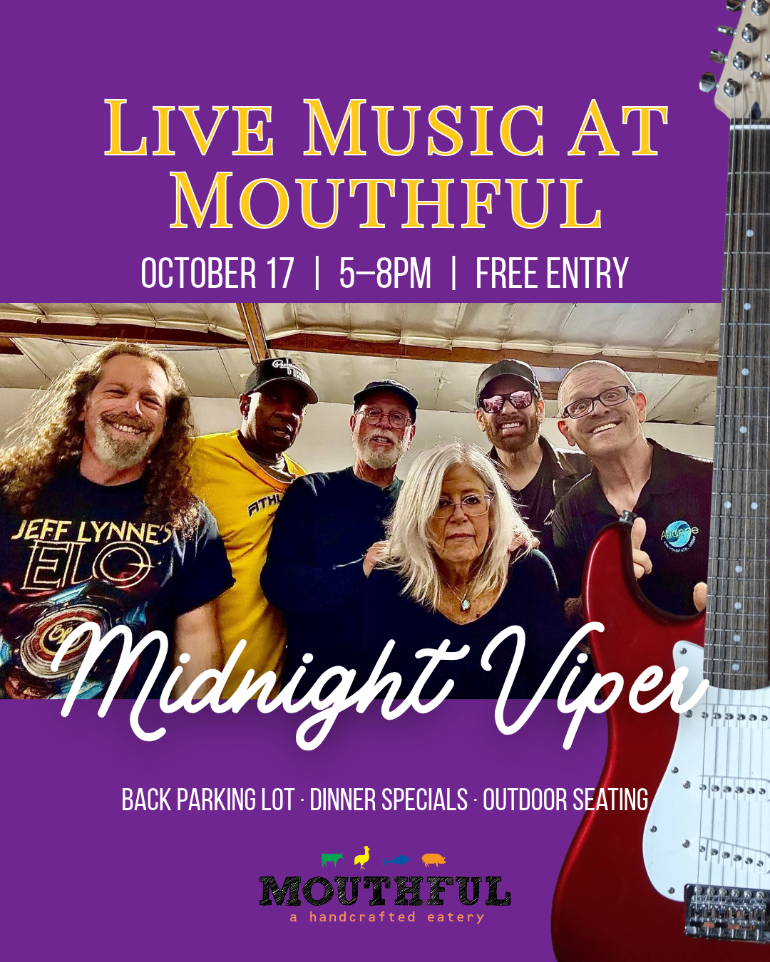 Live Music: Midnight Viper at Mouthful Eater