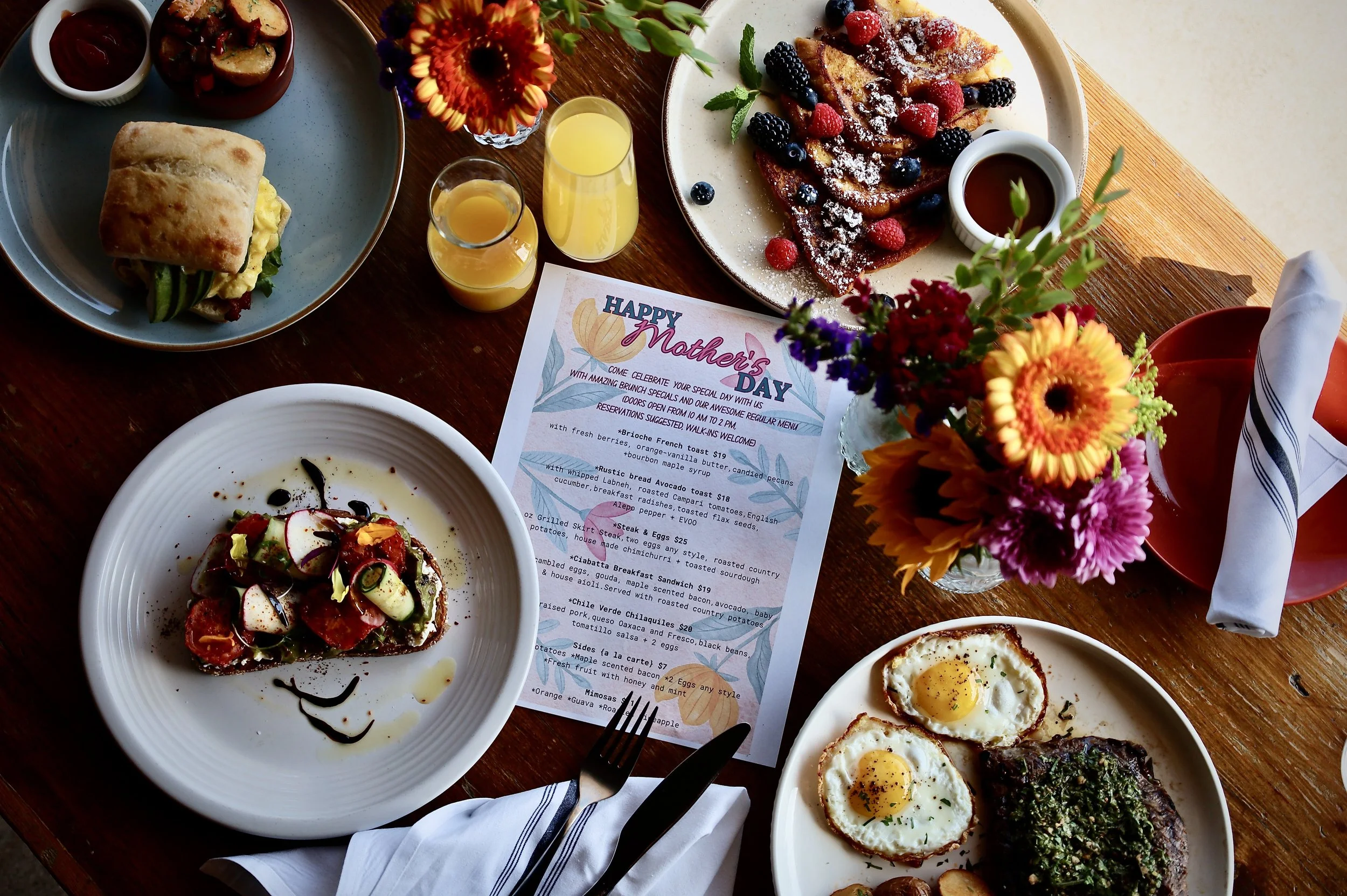 Brunch for Mother's Day Mouthful Eatery.JPG