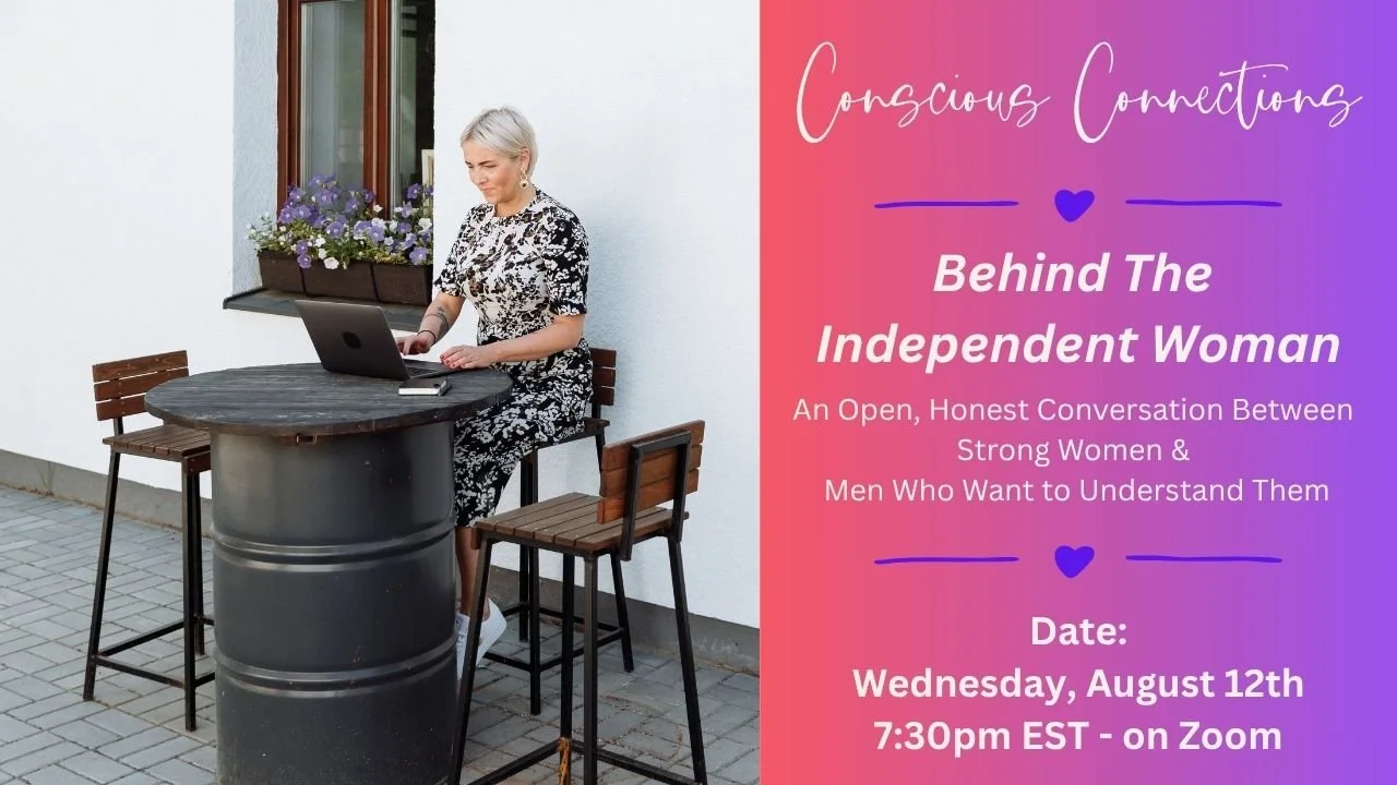 independent mature woman working alone on laptop for seminar on the independent single woman