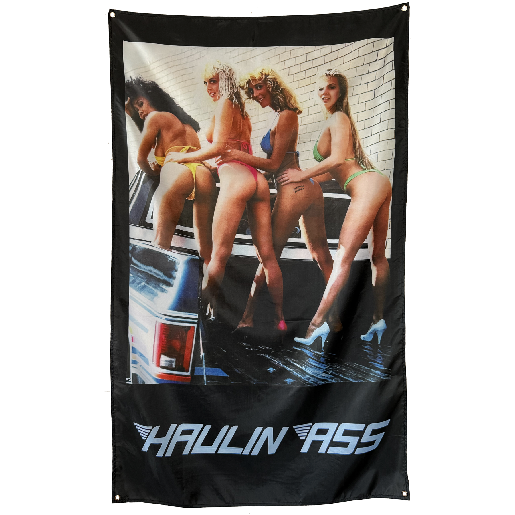 Haulin' Ass Shop Flag