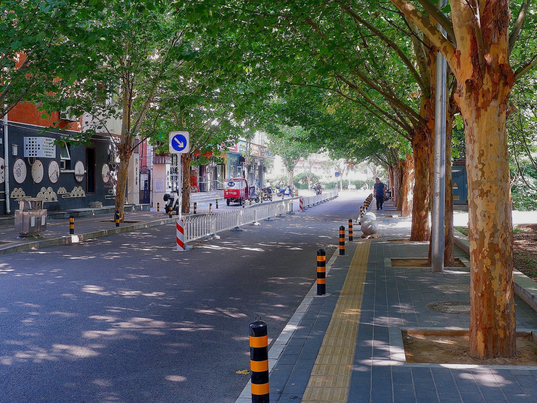 Food Street and Maizidian District, Beijing, China: August 13th, 2023