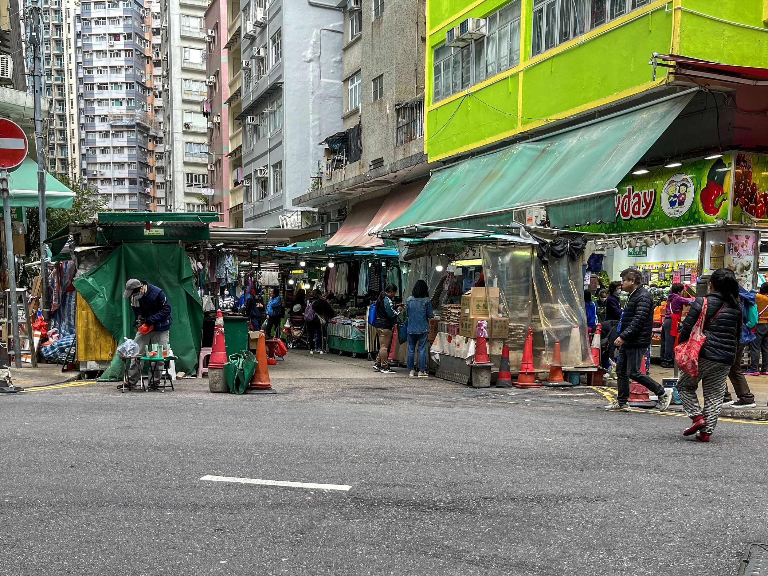 Community Market. Wan Chai, Hong Kong.