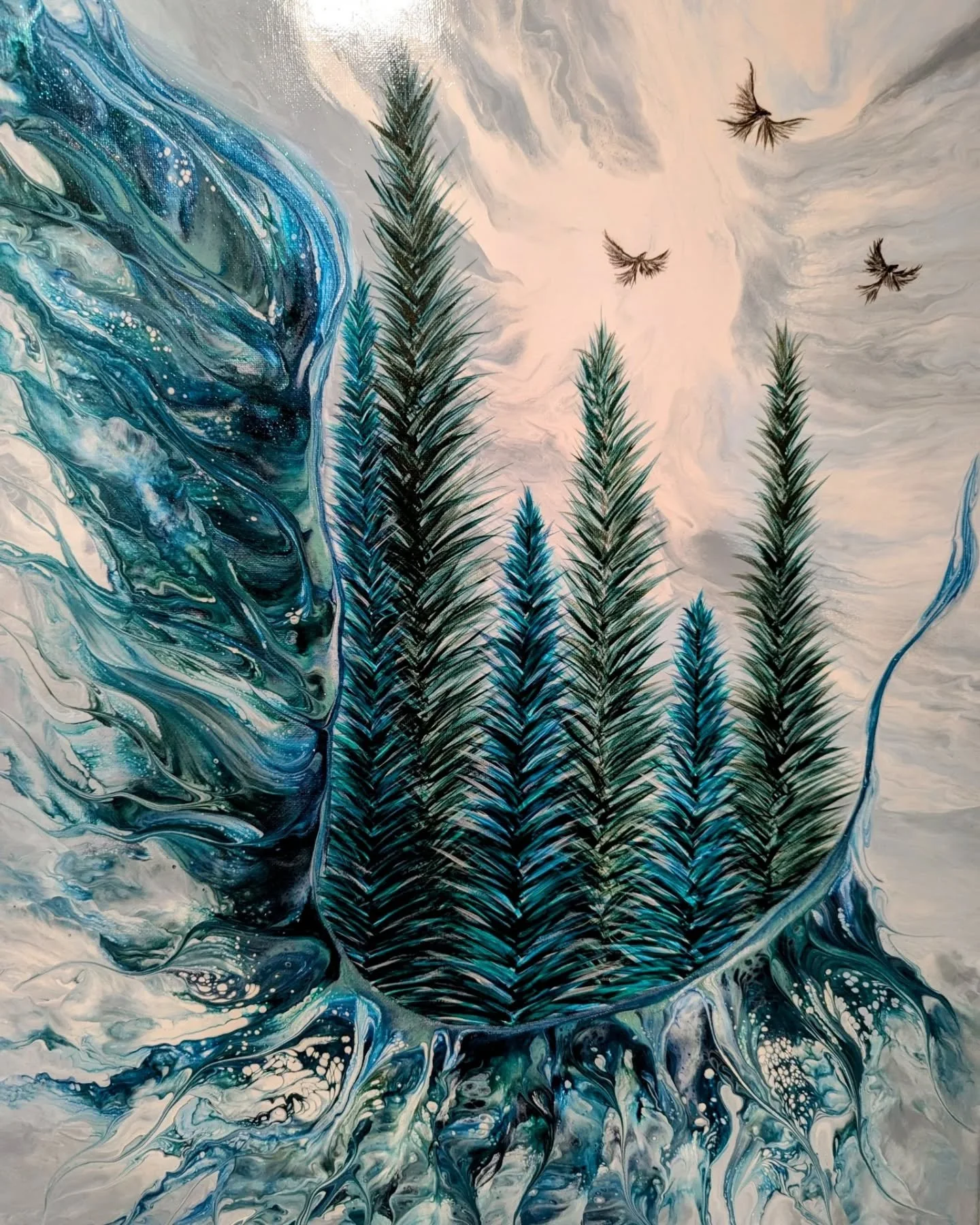 ASTORIA ART WALK TODAY - Menagerie Co-op - Open 11-8

Experience a vibrant fusion of color, texture, and storytelling with artists Sarah Hammond (Emerging Phoenix Studios) and Abbie Marshall (Plaid Buoy).

Hammond&rsquo;s embellished fluid artwork ca