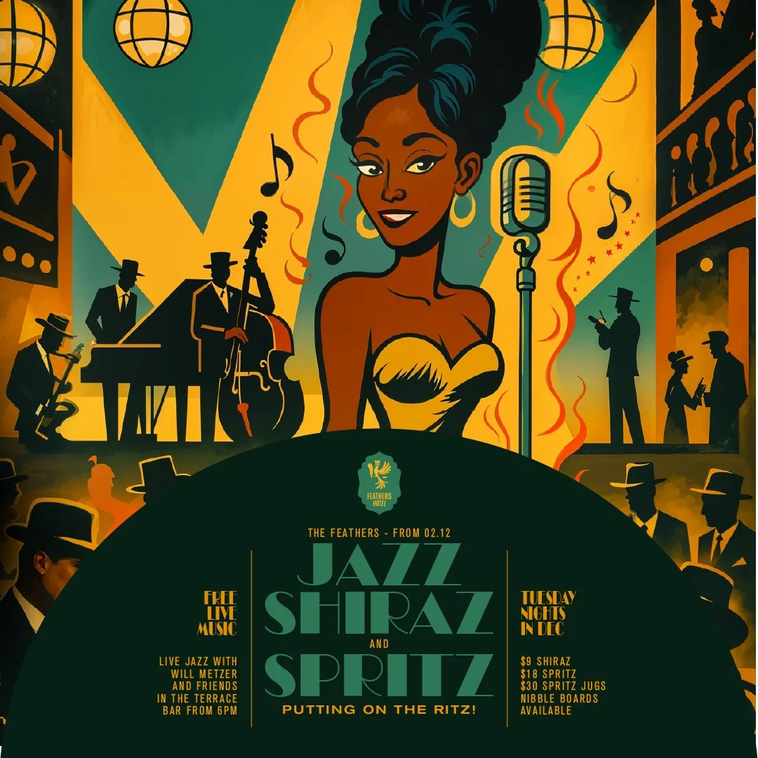 Jazz, Shiraz &amp; Spritz – Puttin’ on the Ritz