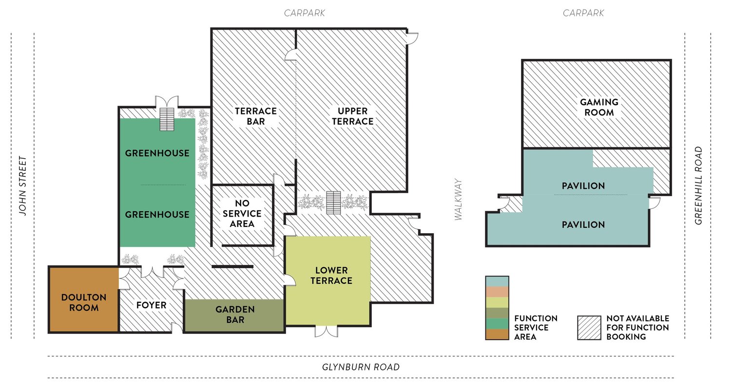 Fedrooms Map Functions — The Feathers Hotel