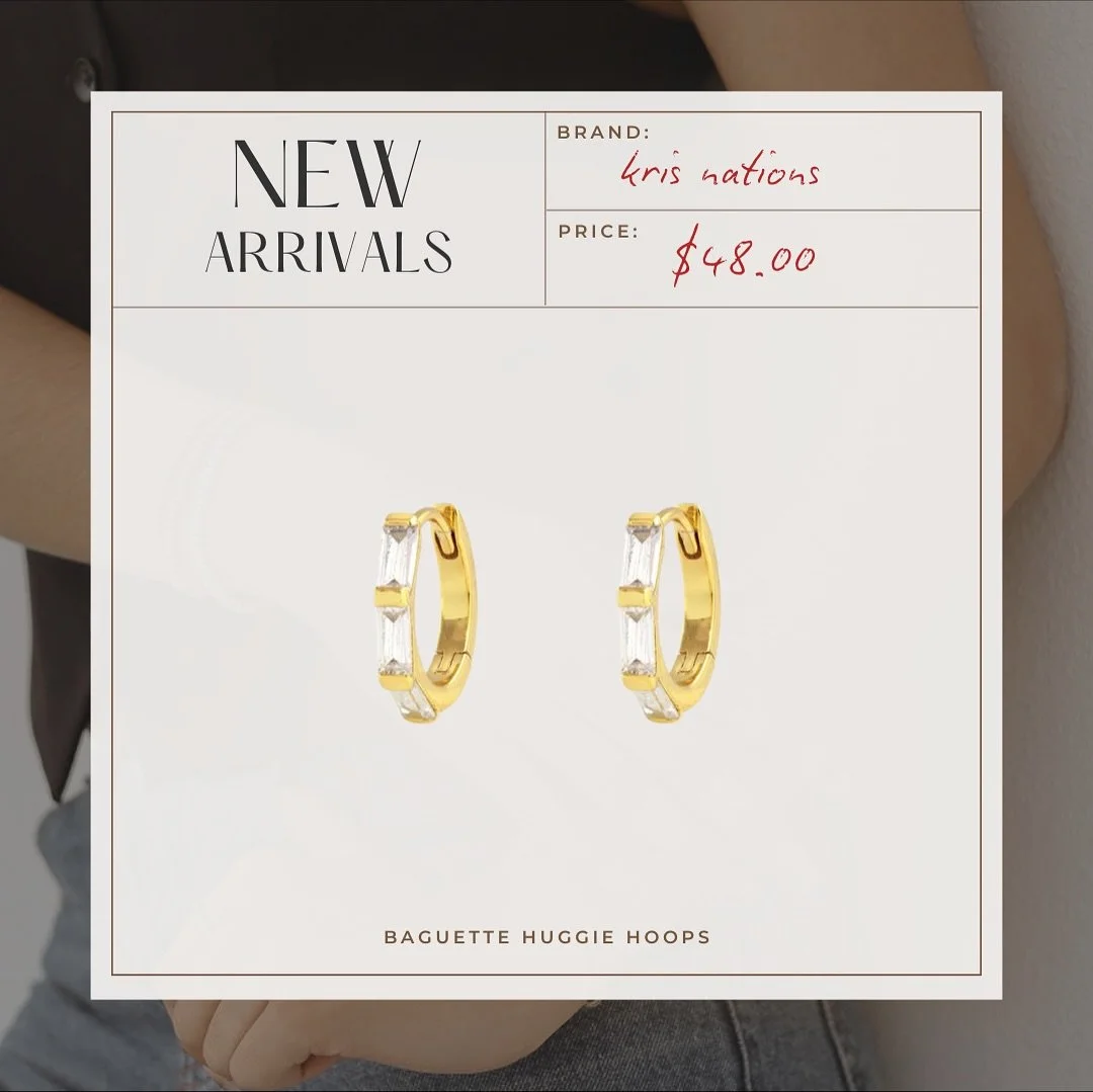 New Arrivals just hit! 🪞✨

Shop our Kris Nation studs online + in-store 🏷️