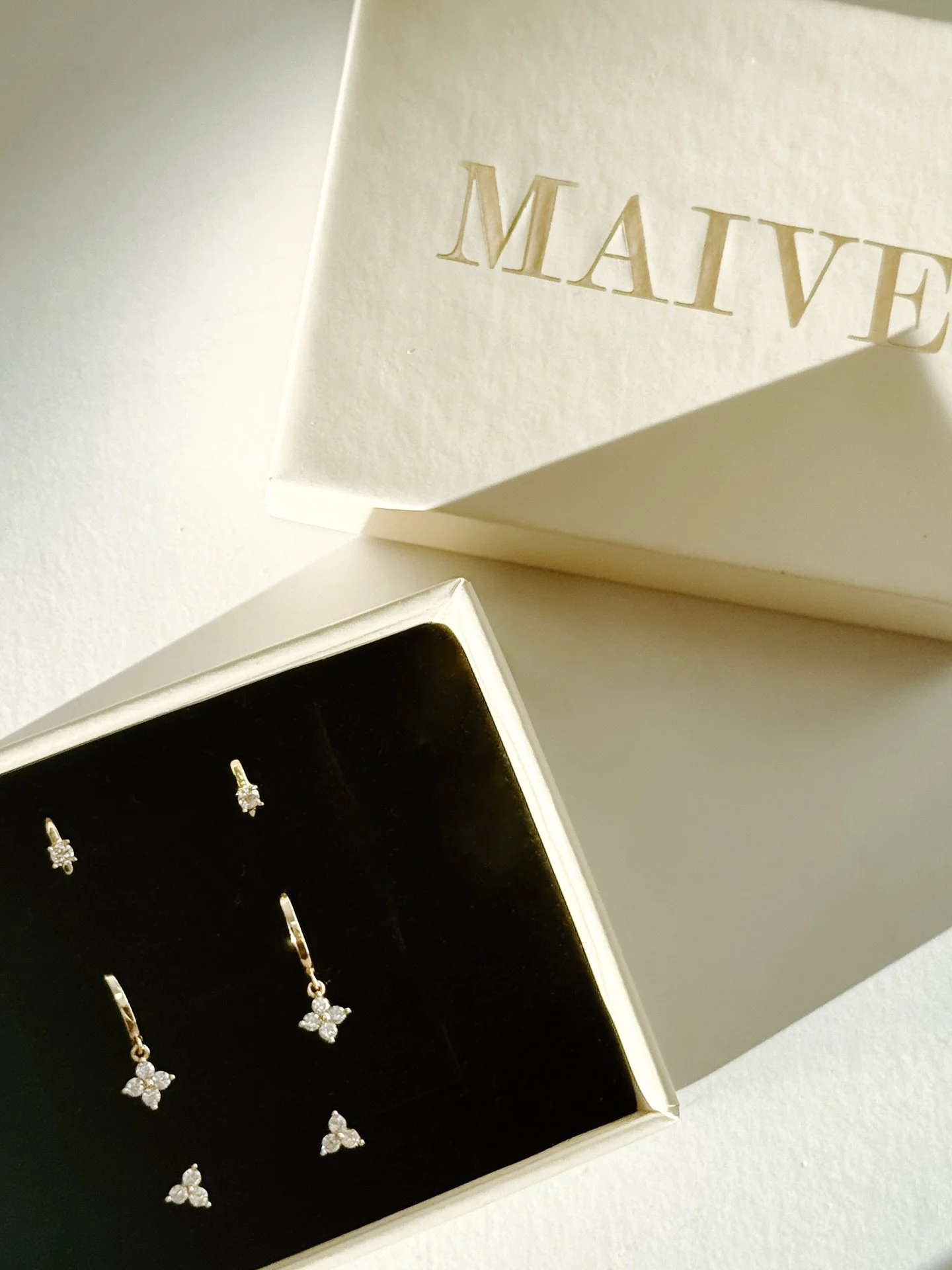 One set, endless vibes. ✨

This earring trio comes with huggies, hoops, &amp; studs! Your ear stack essentials. 🪄

[ available in gold &amp; silver ]