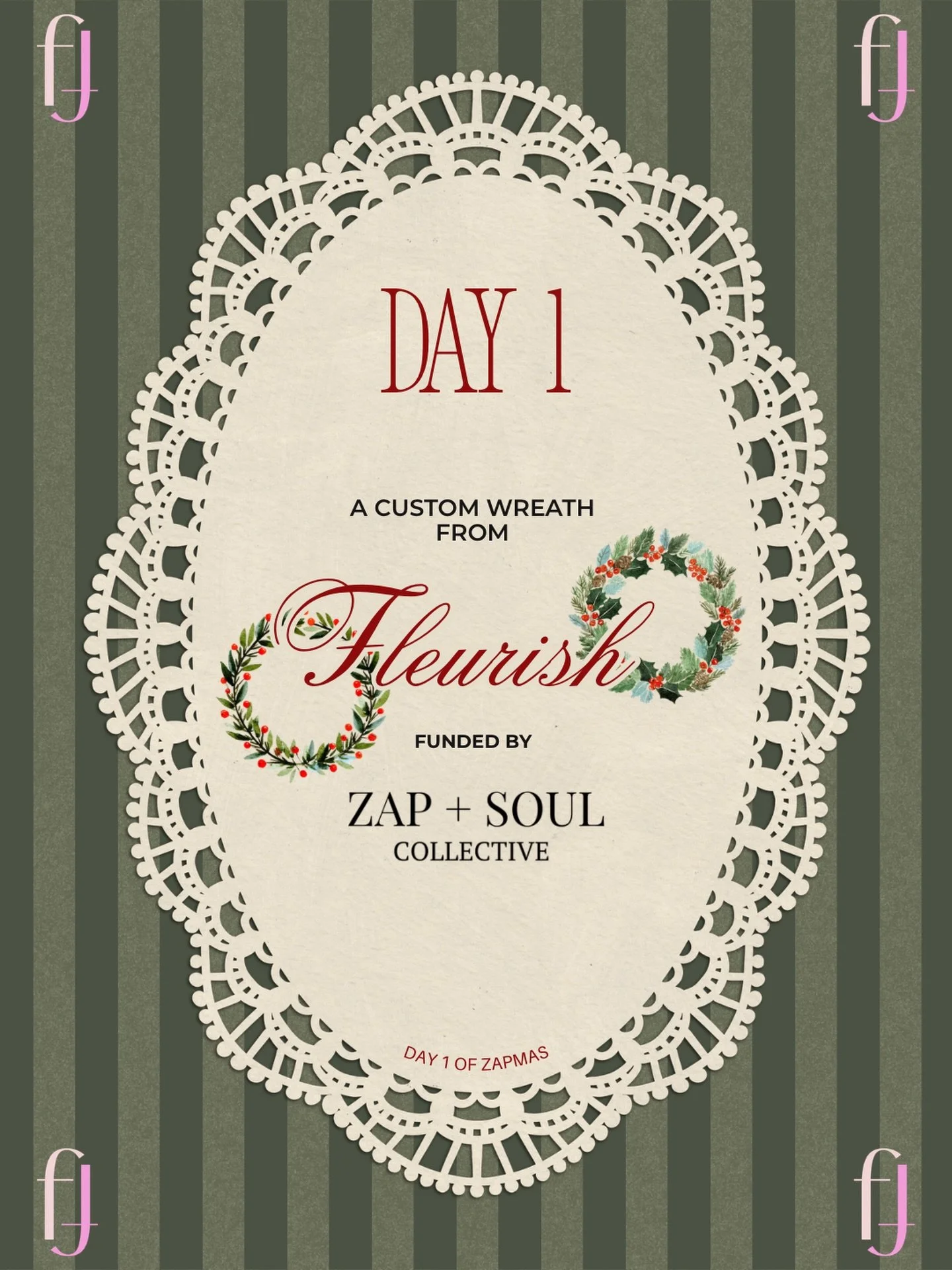 On the 1st day of Zapmas&hellip;  Zap+Soul gifted me&hellip; ☁️

A custom wreath from @ishopfleurish 🛍️🫶🏼

Rules: 
⟢ Like this post 🤍
⟢ SHARE this post to your stories 
⟢ Tag your friends below (More comments means more entries!)
⟢ Follow us!

Th