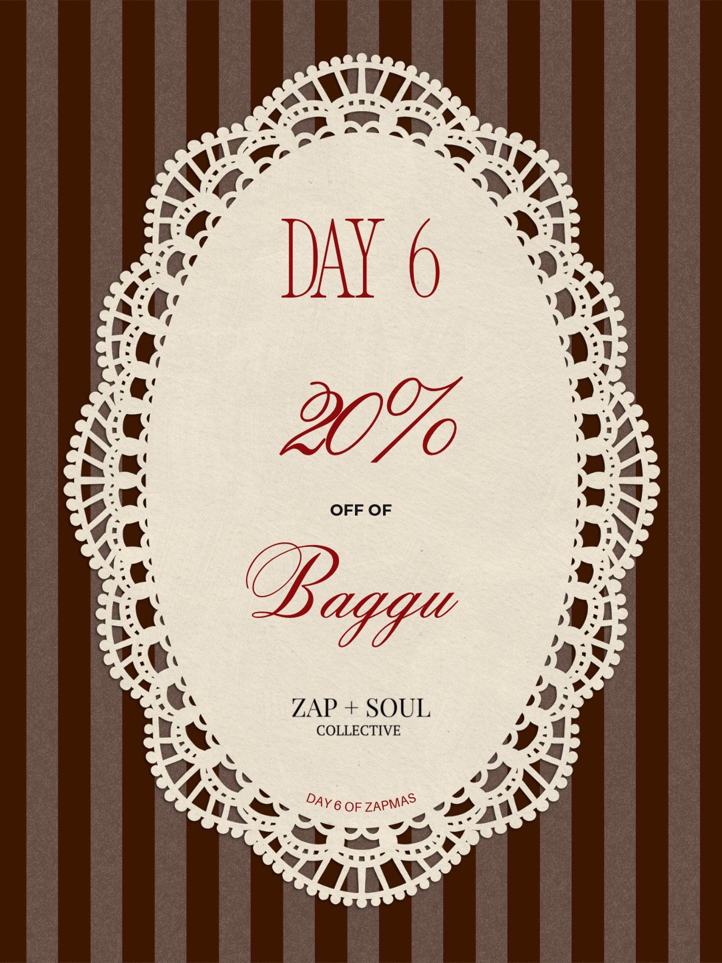 On the 6th day of Zapmas&hellip;  Zap+Soul gifted me&hellip; ☁️

20% off of BAGGU products! 🫶🏼✨