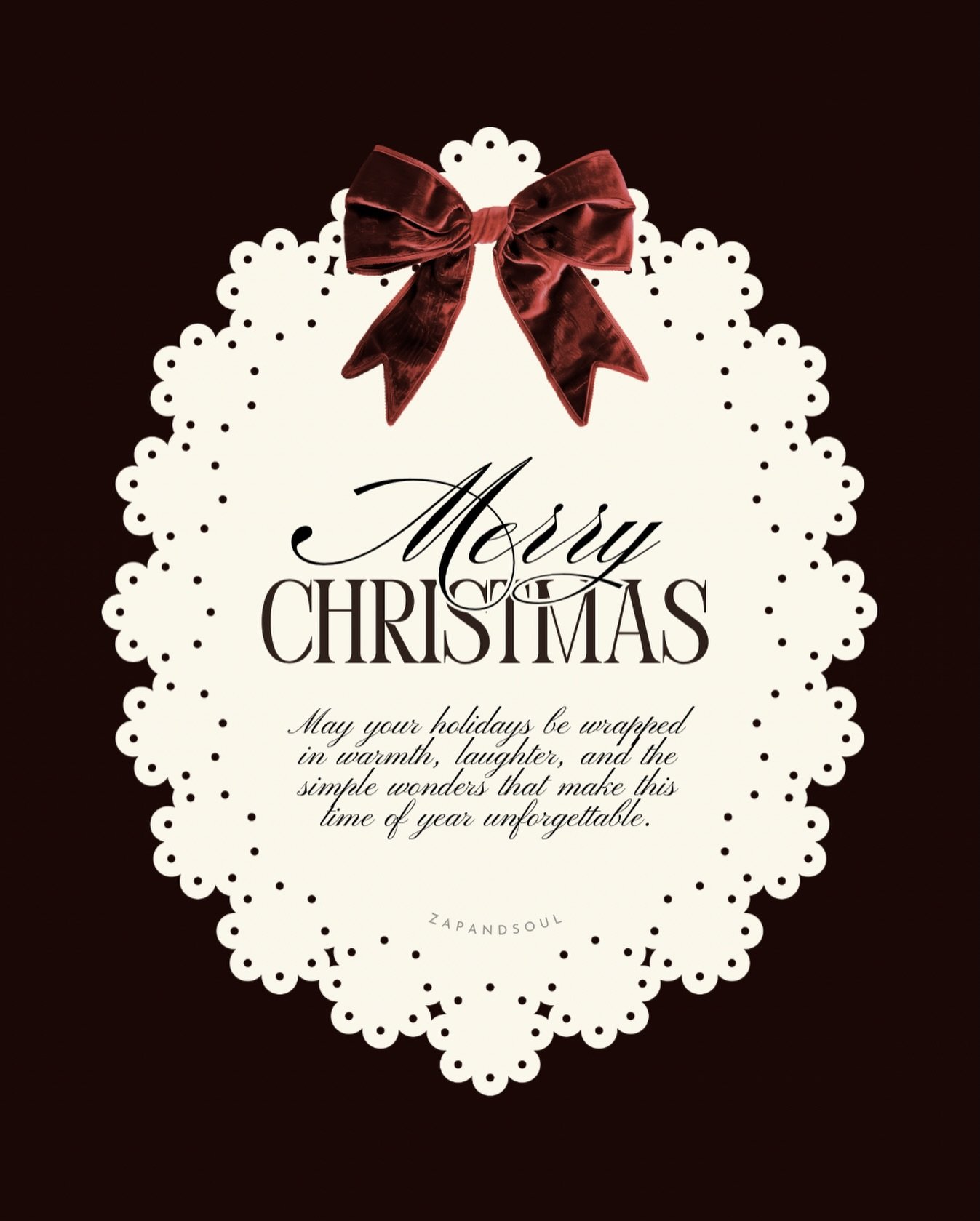 Merry Christmas from all of us at Zap+Soul Collective! 🫶🏼🎄

This season, our hearts are full of gratitude for each and every customer who has supported us along the way. Your kindness, encouragement, and connection have made this year truly specia