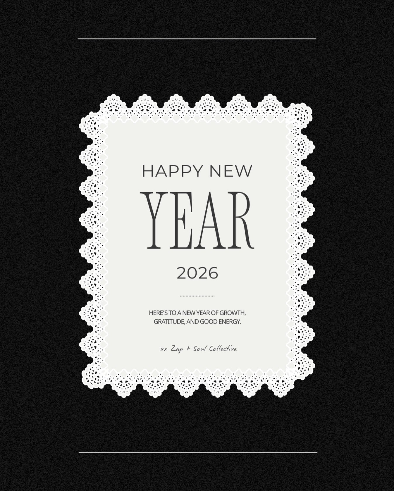 Wishing you a new year filled with happiness &amp; joy! ✨ 

We hope this year brings you strength when you need it, rest when you deserve it, and opportunities that make you feel excited about your own growth. Here&rsquo;s to a year of love, clarity,