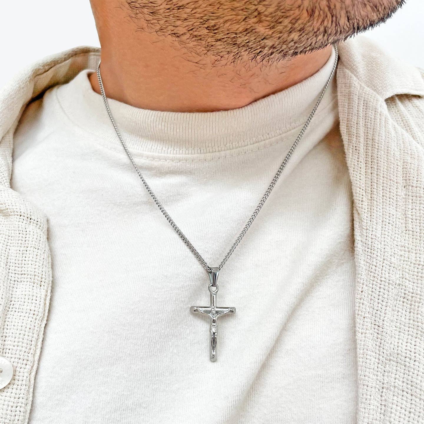 Jesus Cross Pendant Necklace