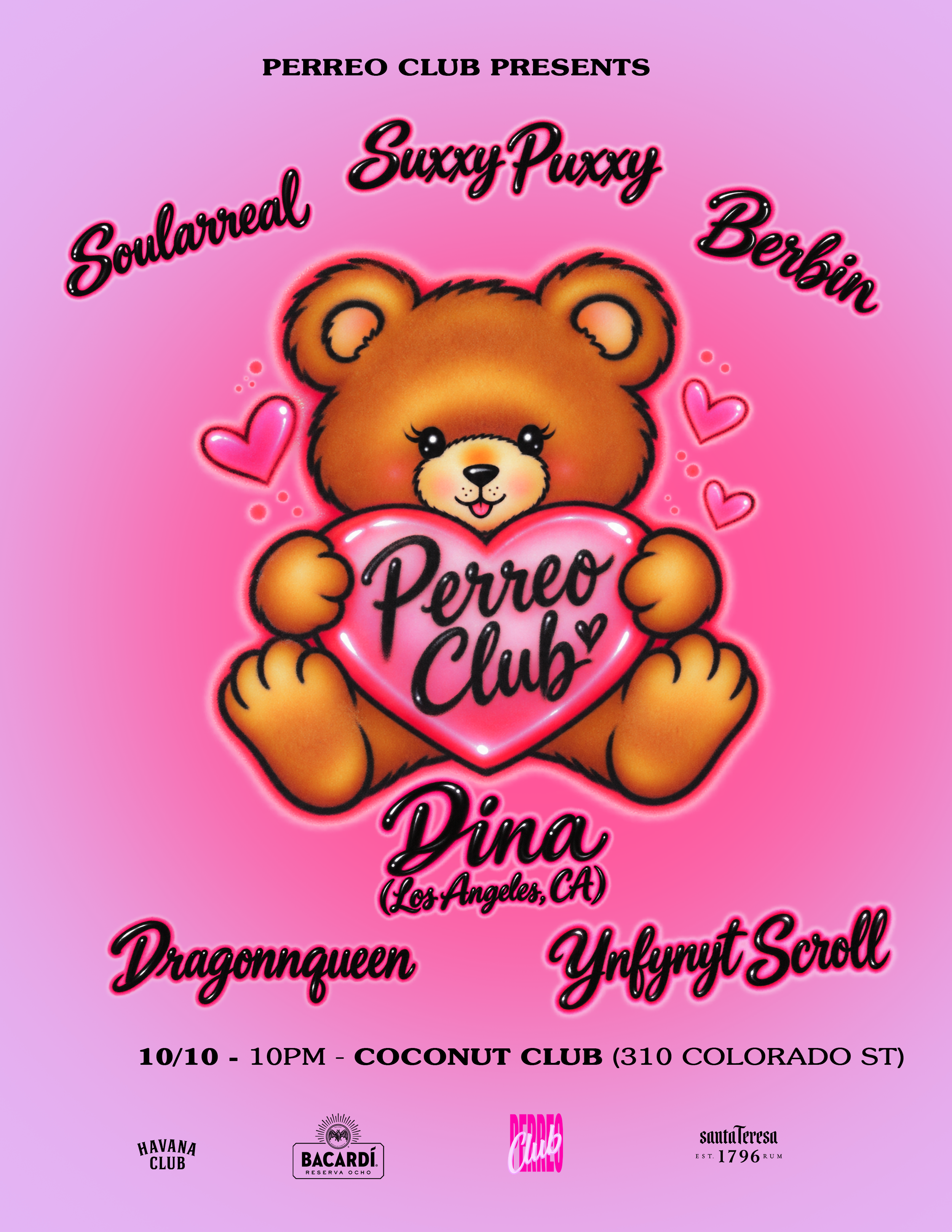 PERREO CLUB FT. DINA (LOS ANGELES,CA)@COCONUT CLUB