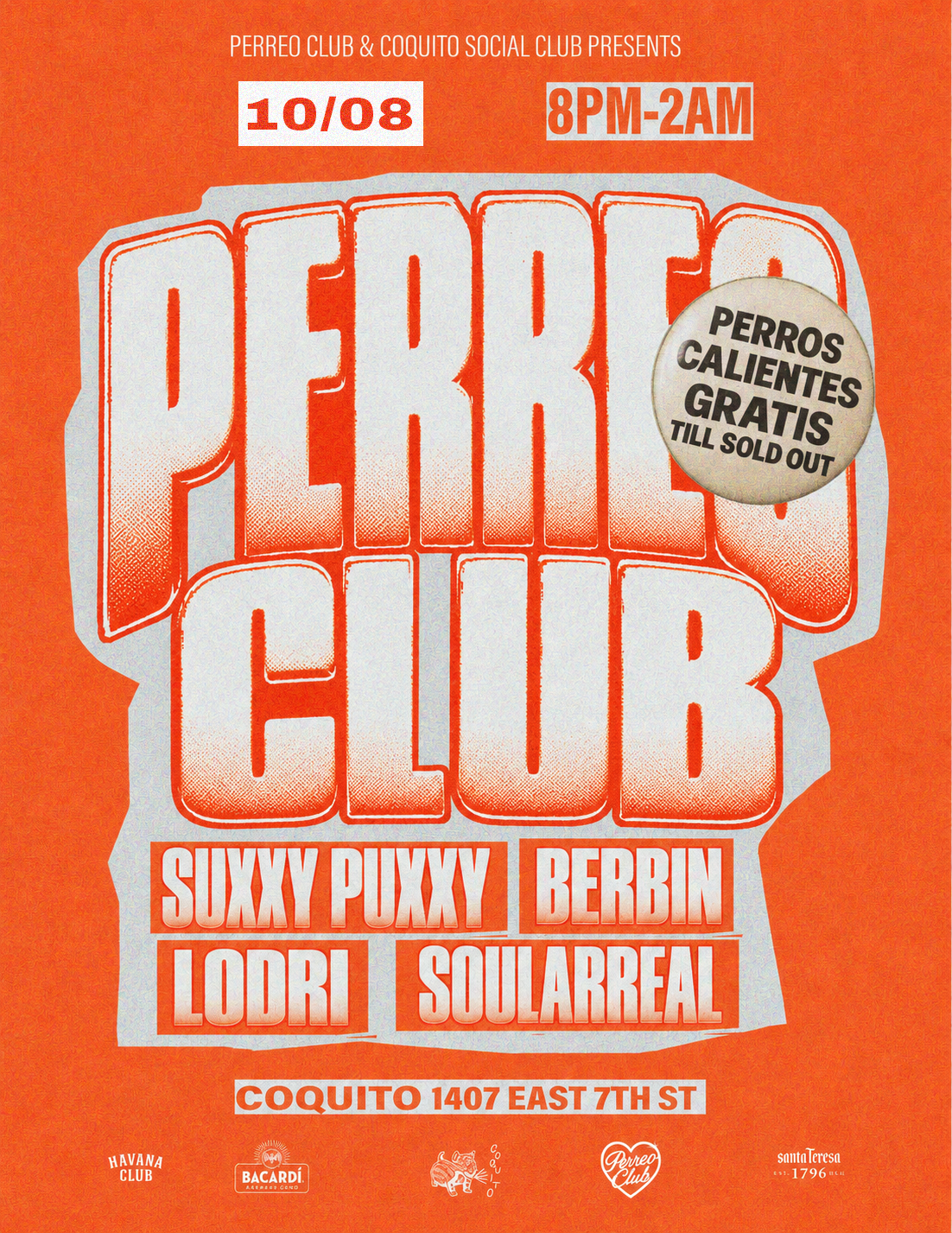 PERREO CLUB ACL KICK OFF @COQUITO(EAST SIDE)