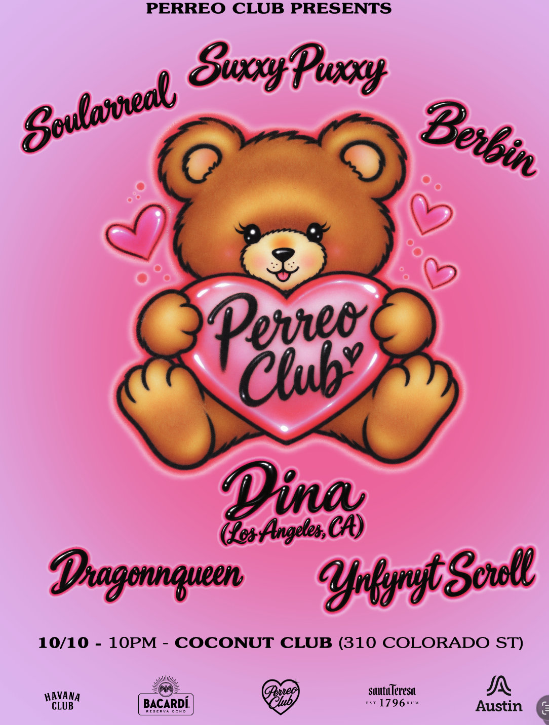 PERREO CLUB FT. DINA (LOS ANGELES,CA)@COCONUT CLUB