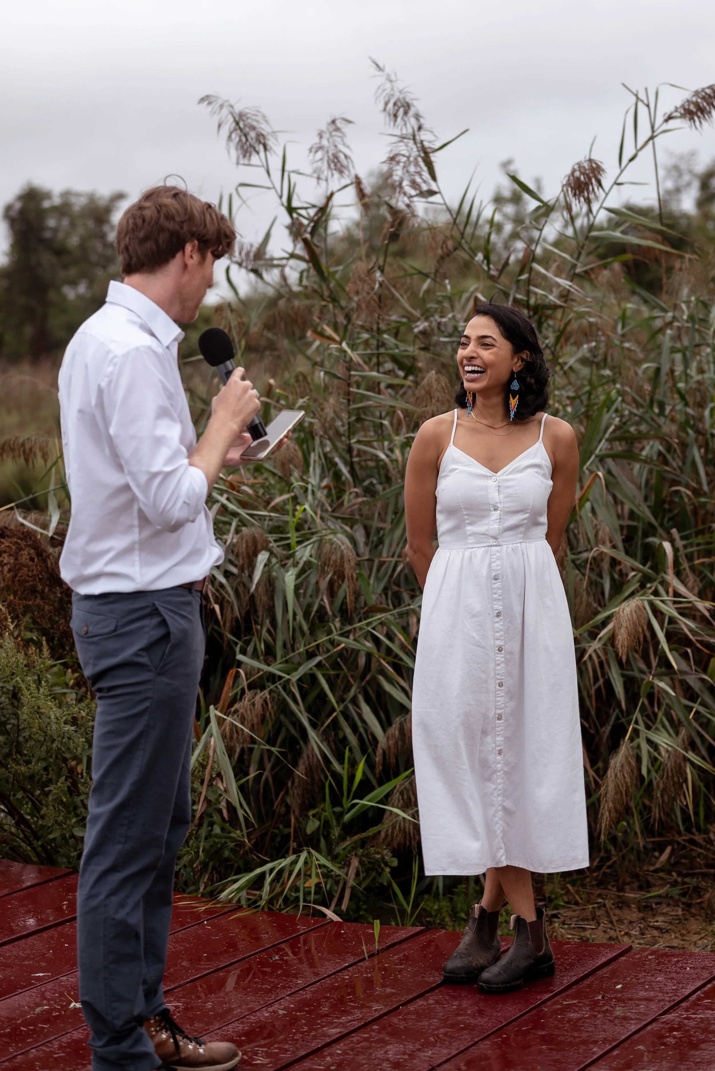 A casual rainy fall adventure elopement