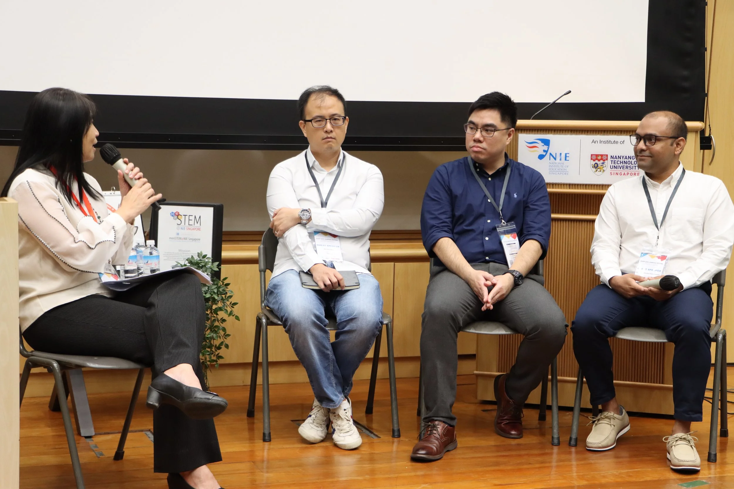 Participants joined us as we hosted three guest panelists for a fireside chat, garnering insights into their experiences as STEM professionals.