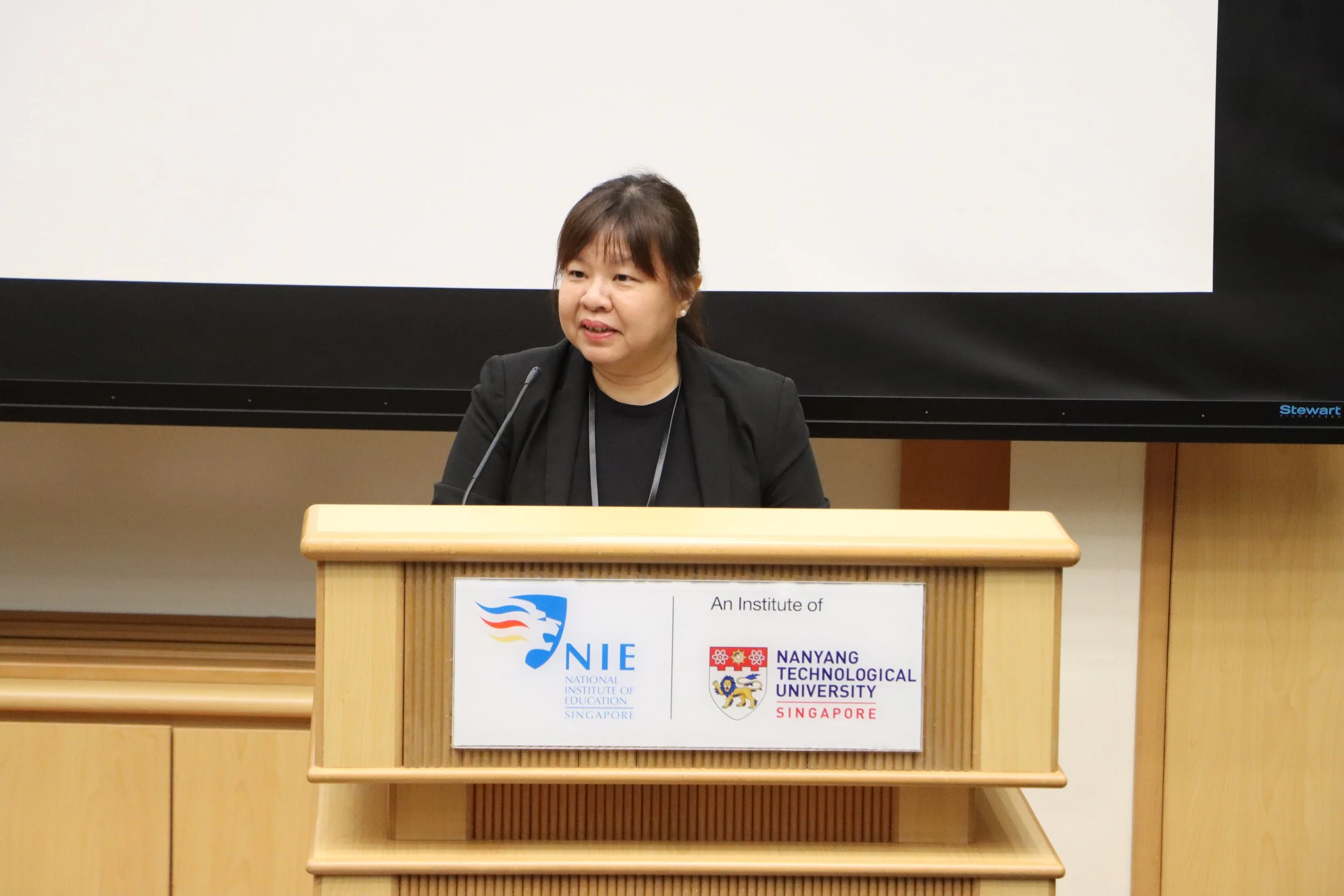 A cheerful award ceremony opening with A/P Teo, co-head of meriSTEM@NIE.