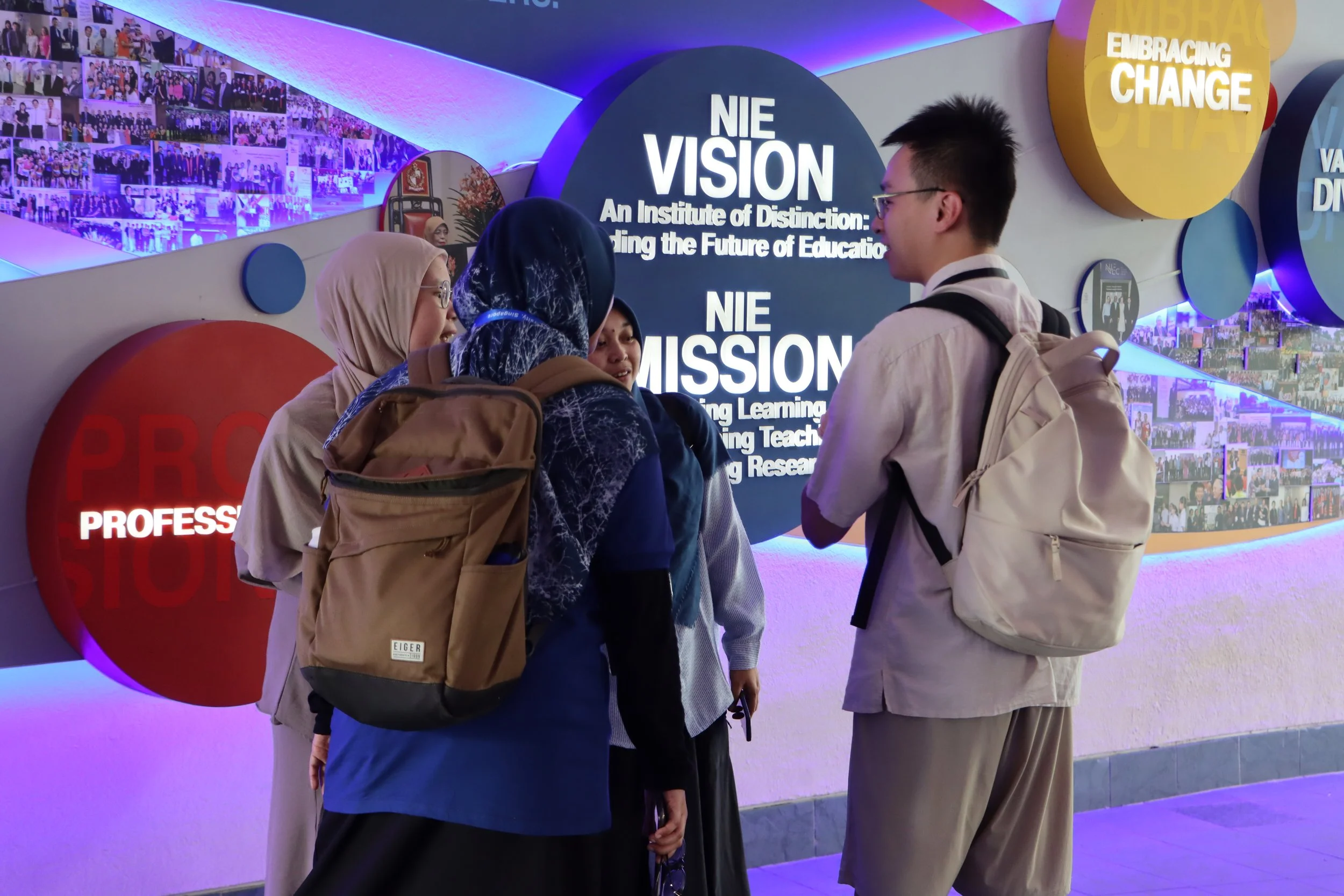 Getting to know NIE's vision and mission.