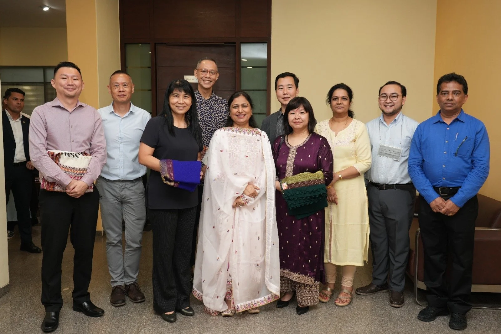 meriSTEM@NIE consultants with Dr Priti Adani, Chairperson of Adani Foundation