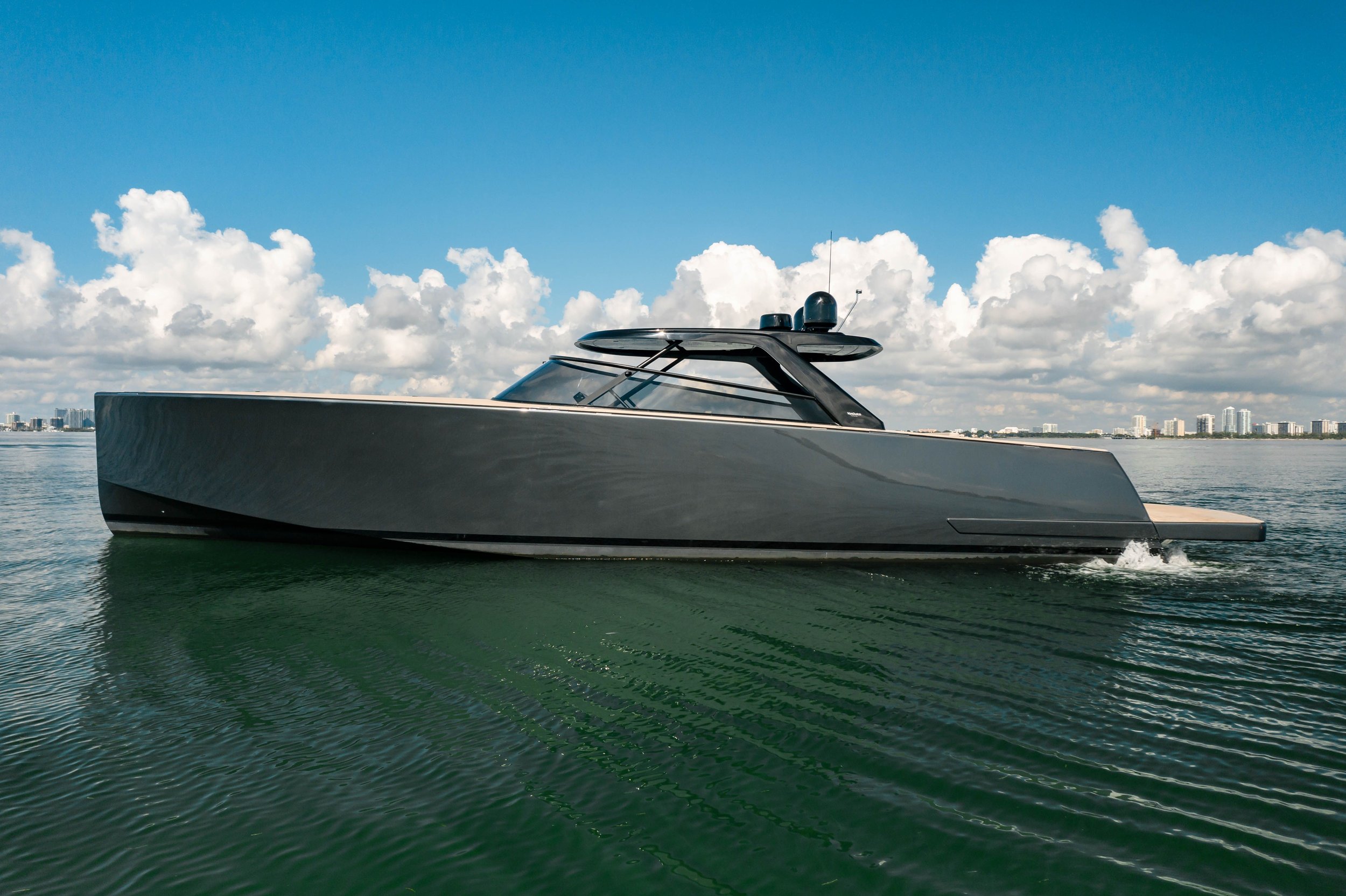 2022 MODEL LAUNCH - The relaunch of the VanDutch 55 into a 56 sees the first fixed hard top amongst the VanDutch models.