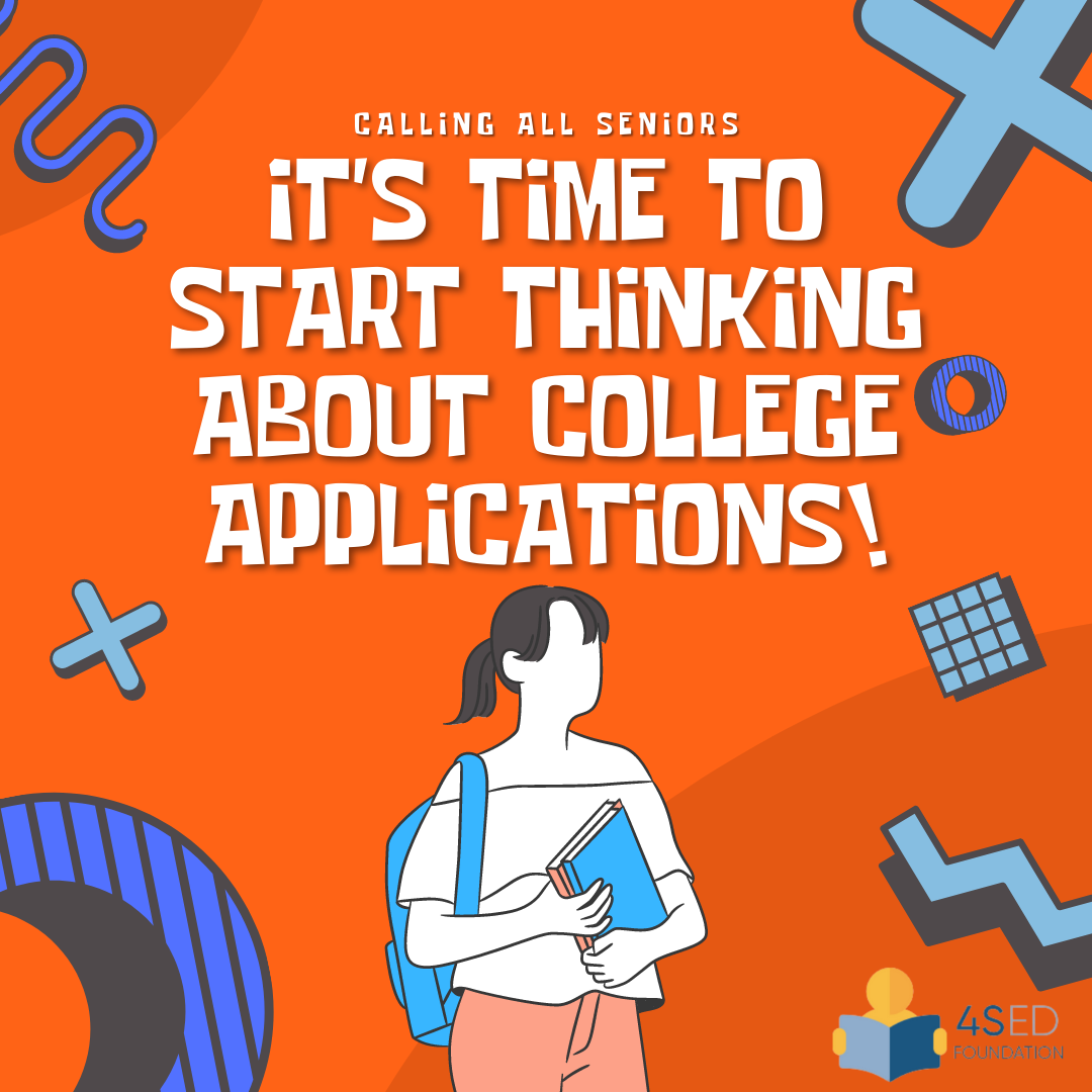 It's time to start brainstorming college applications