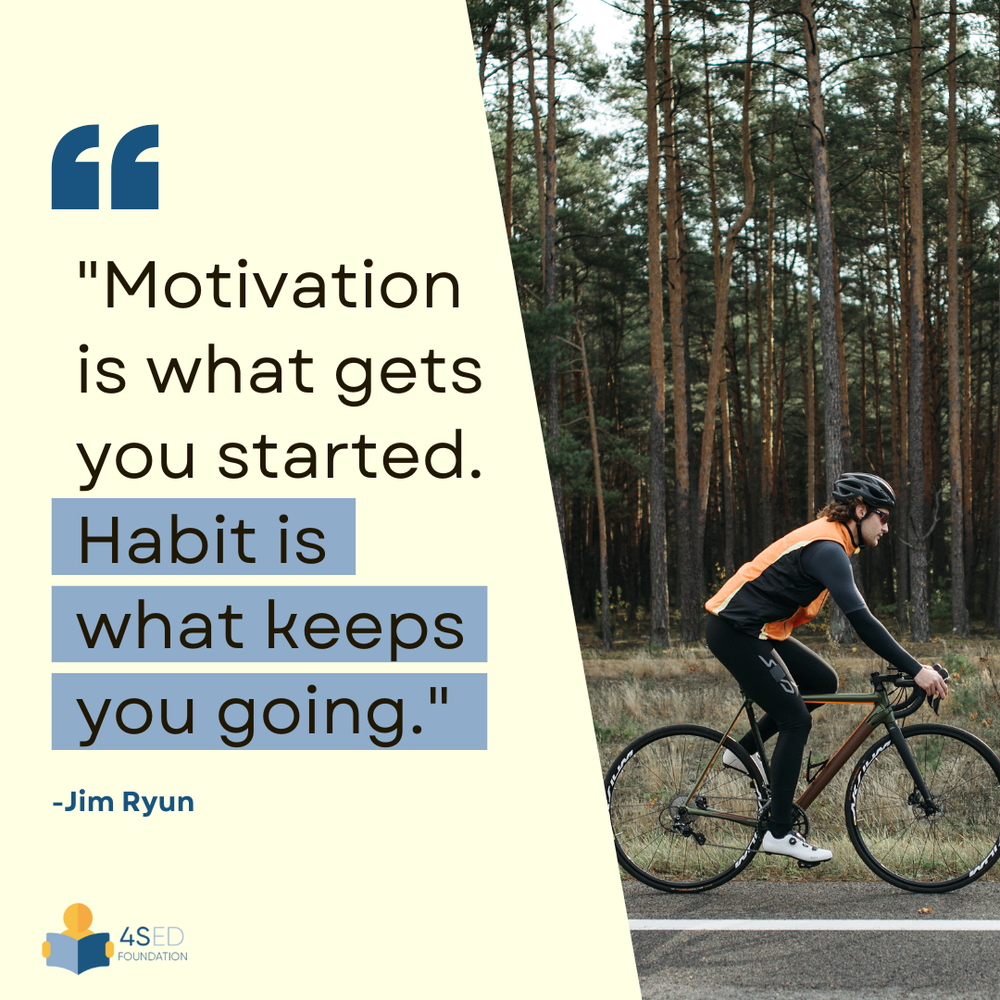 Habit is what what keeps you going.