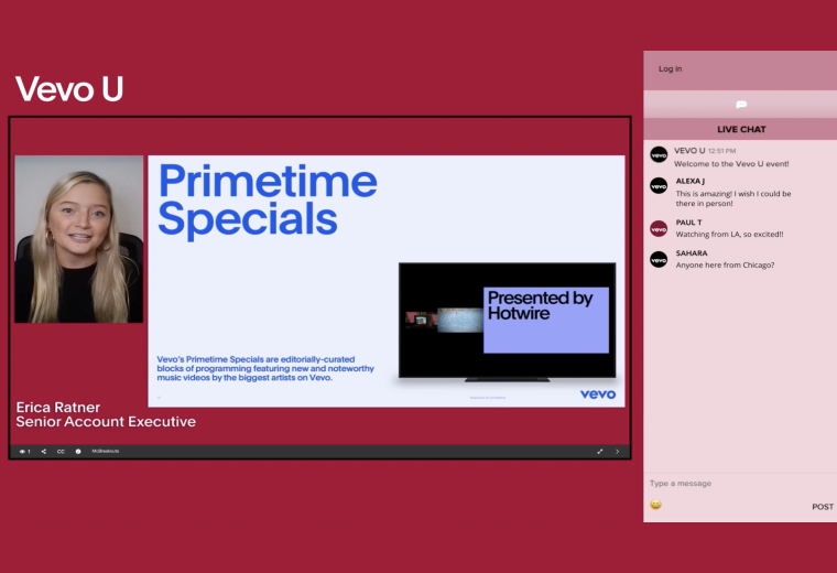 Vevo | Webinars