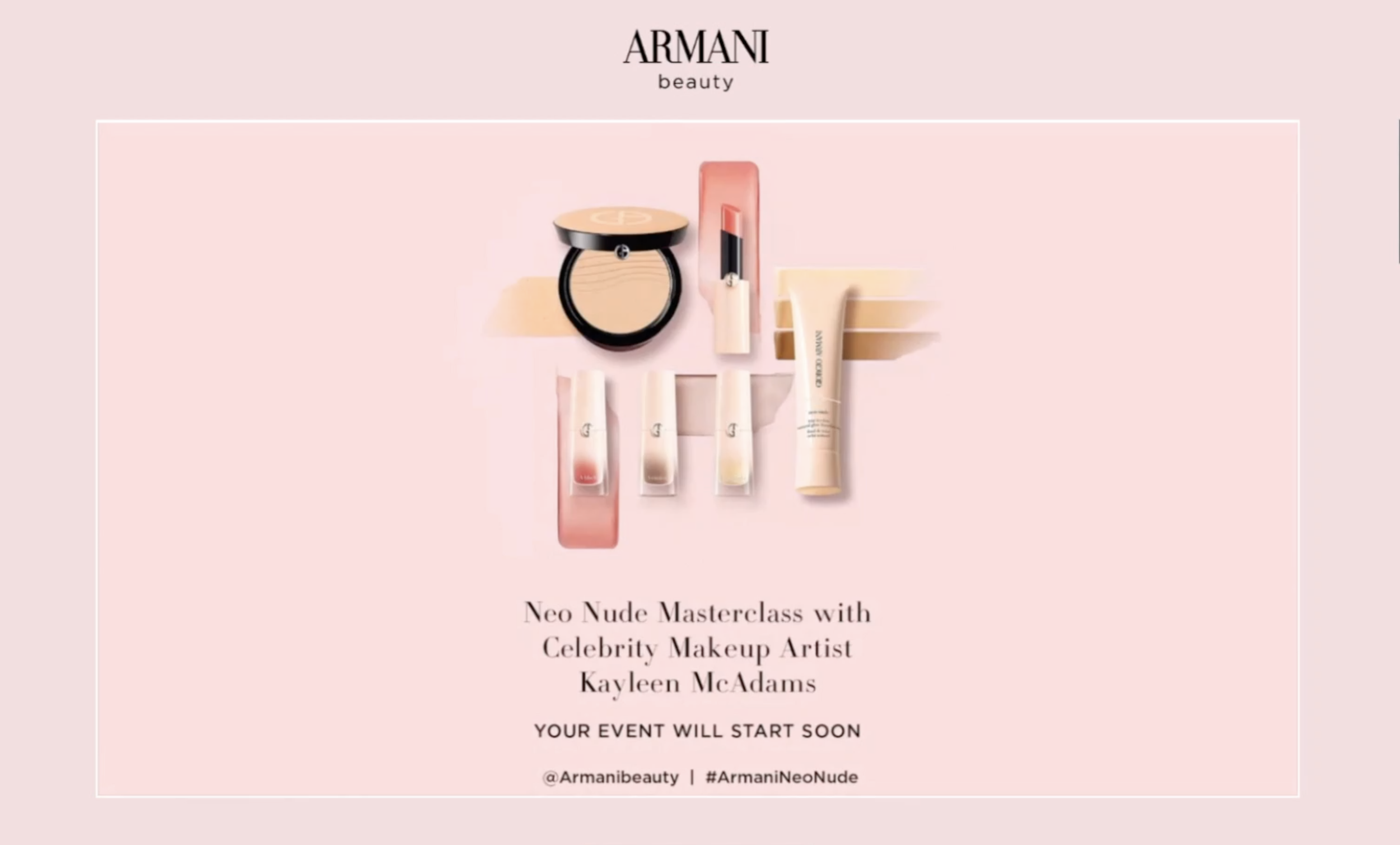 L'Oreal | Armani NeoNude Masterclass