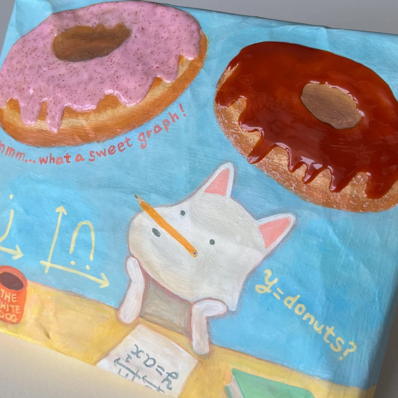 うとうとする相棒の様子を眺める平和な光景