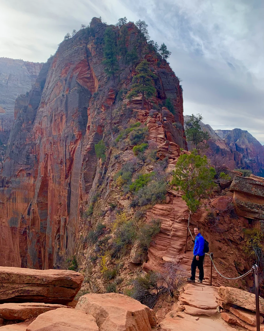 Part of the Chain Section of Angel's Landing