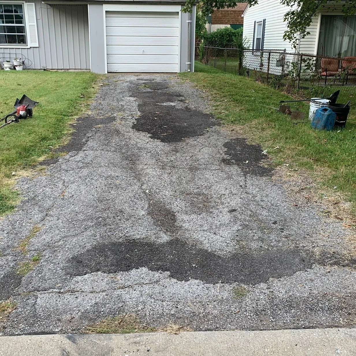 Same driveway. Huge difference. A clean finish changes everything!