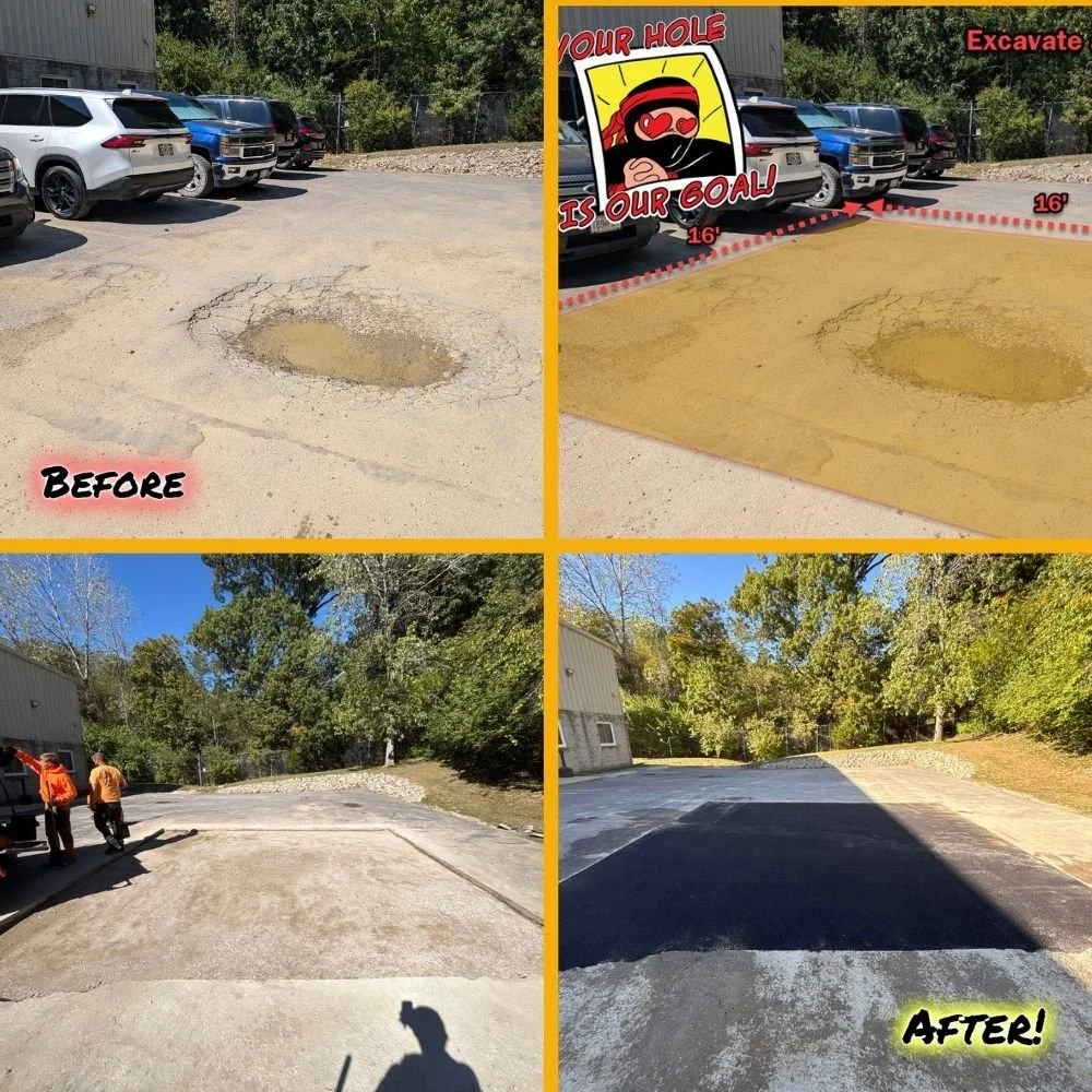 After the storm last night, now&rsquo;s the perfect time to check your pavement for standing water. If water is sitting on your parking lot, it&rsquo;s usually a sign of drainage issues that can turn into potholes and larger damage fast.

This repair