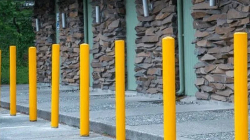 Asphalt Ninjas Bollard Installation