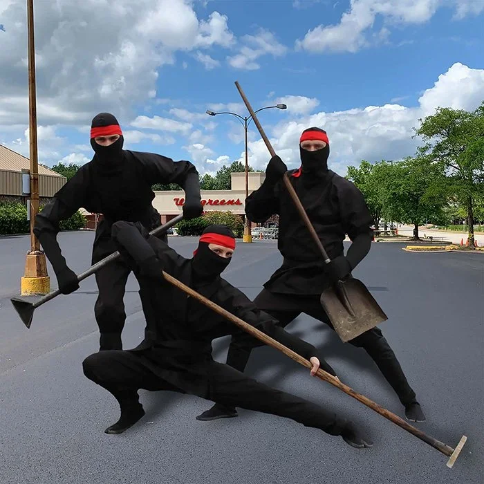 Asphalt Ninjas, asphalt companies in St. Louis provides asphalt repair, maintenance, Asphalt Curb, Asphalt Patching, Pothole repair