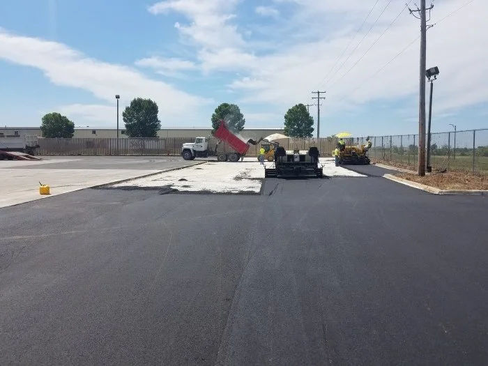 Paving another Large Parking Lot