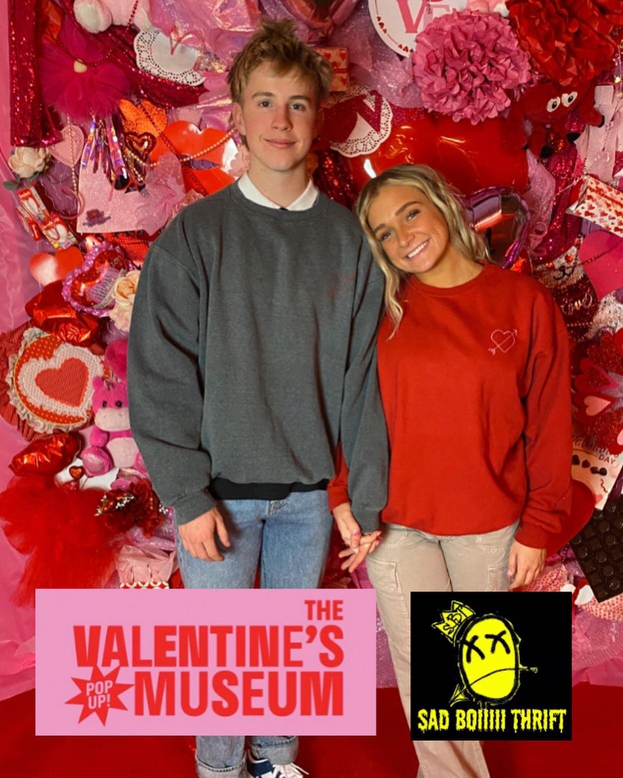 💕GIVEAWAY💕
&hellip;
We are giving away two of our limited edition Valentine&rsquo;s Museum pullovers! Shout out to @sadboiiiiithrift for making these amazing sweaters!❤️ 

To Enter: 
- Follow @sadboiiiiithrift &amp; @thevalentinesmuseum 
- Tag your
