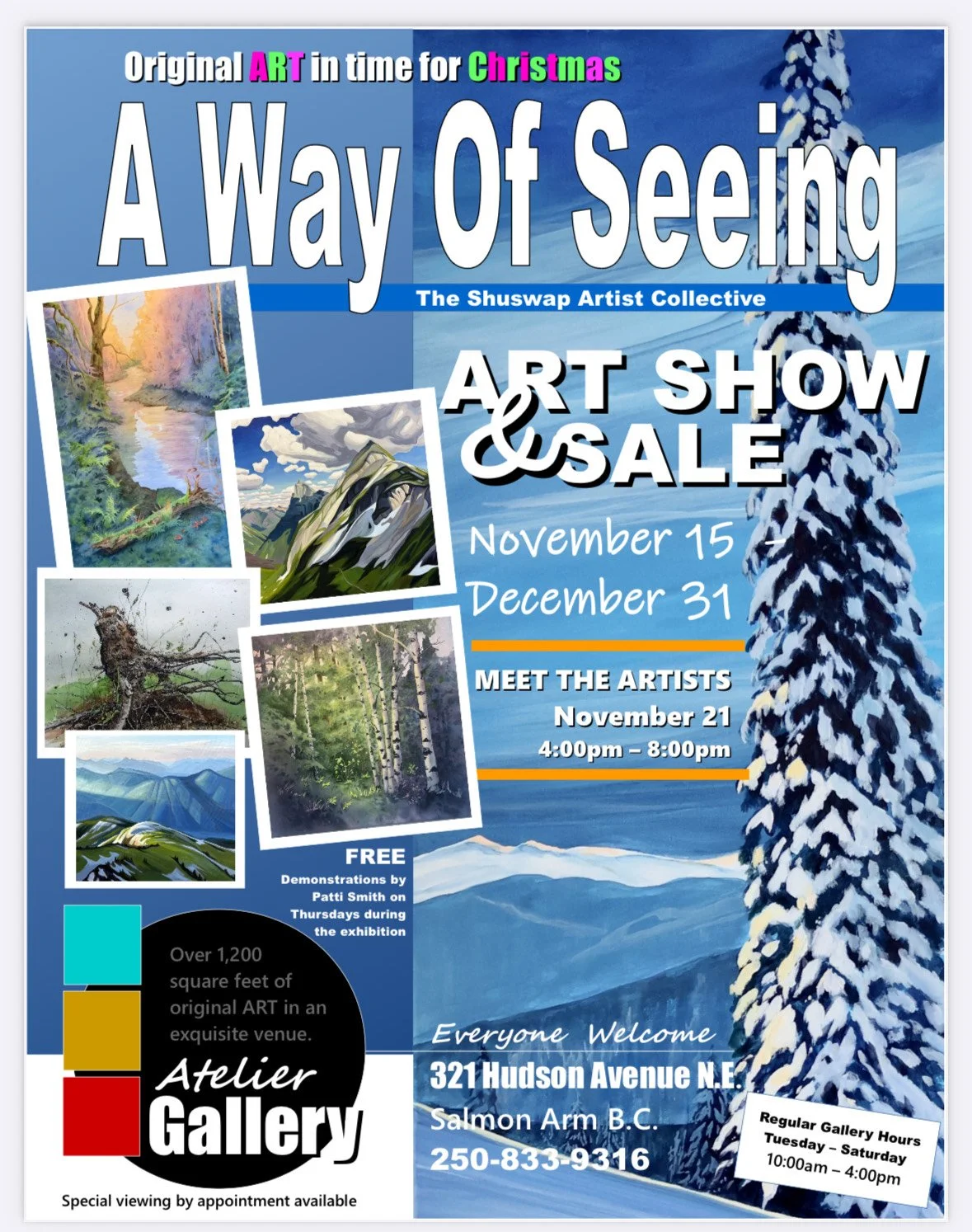 Christmas Art in Salmon Arm 