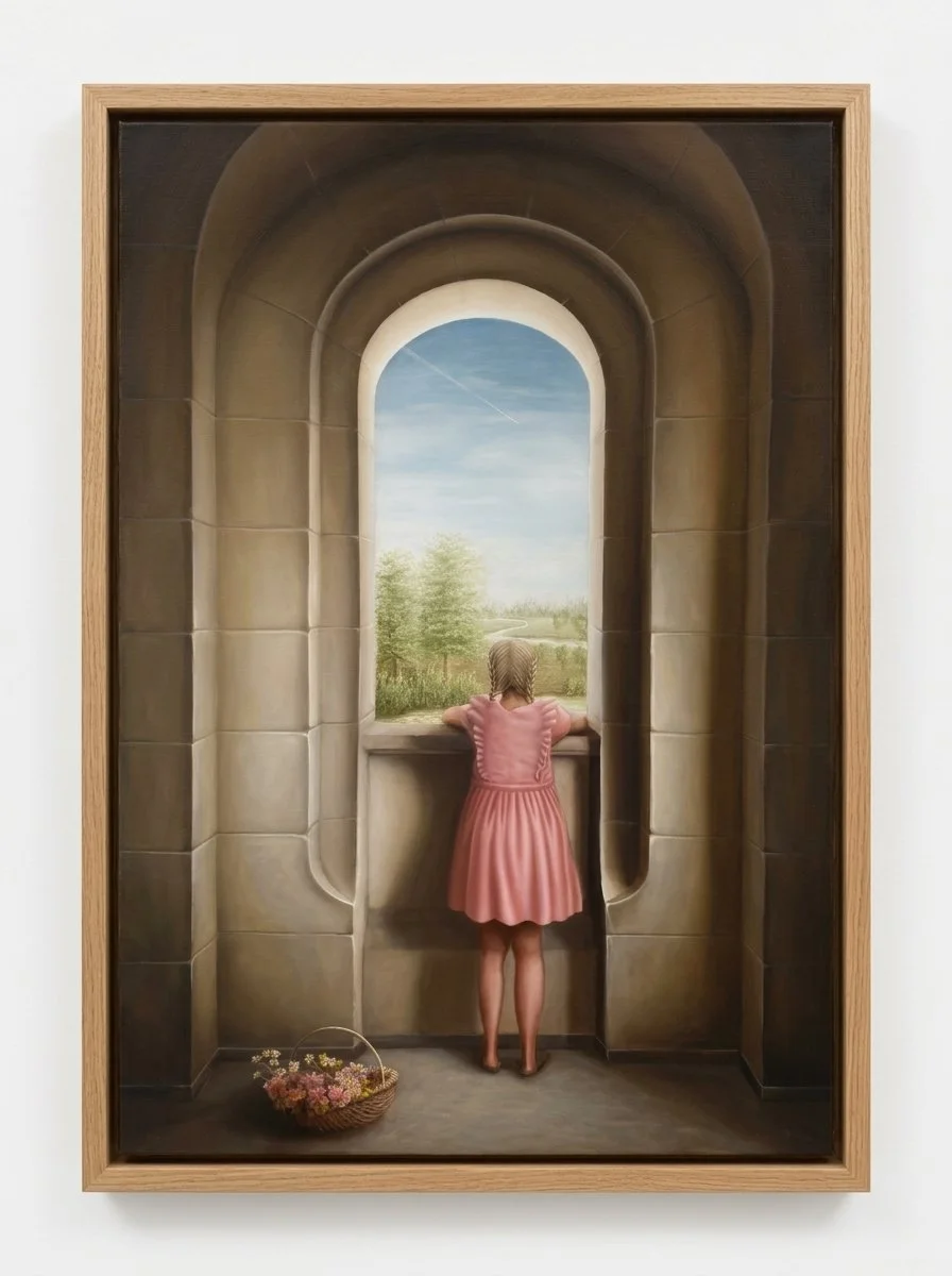 Girl with Basket
