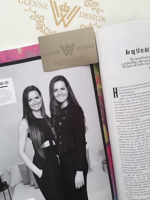 Article about Glenne Weddings & Events in the magazine Det Nye