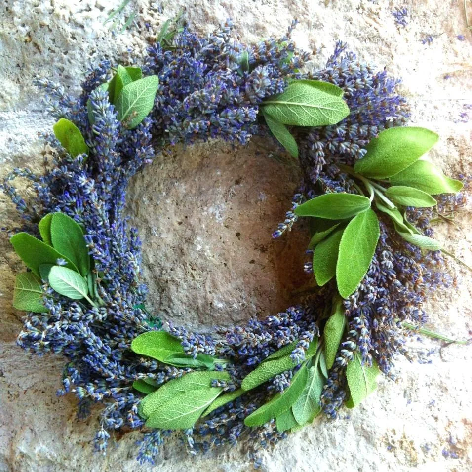 Lavender Wreath