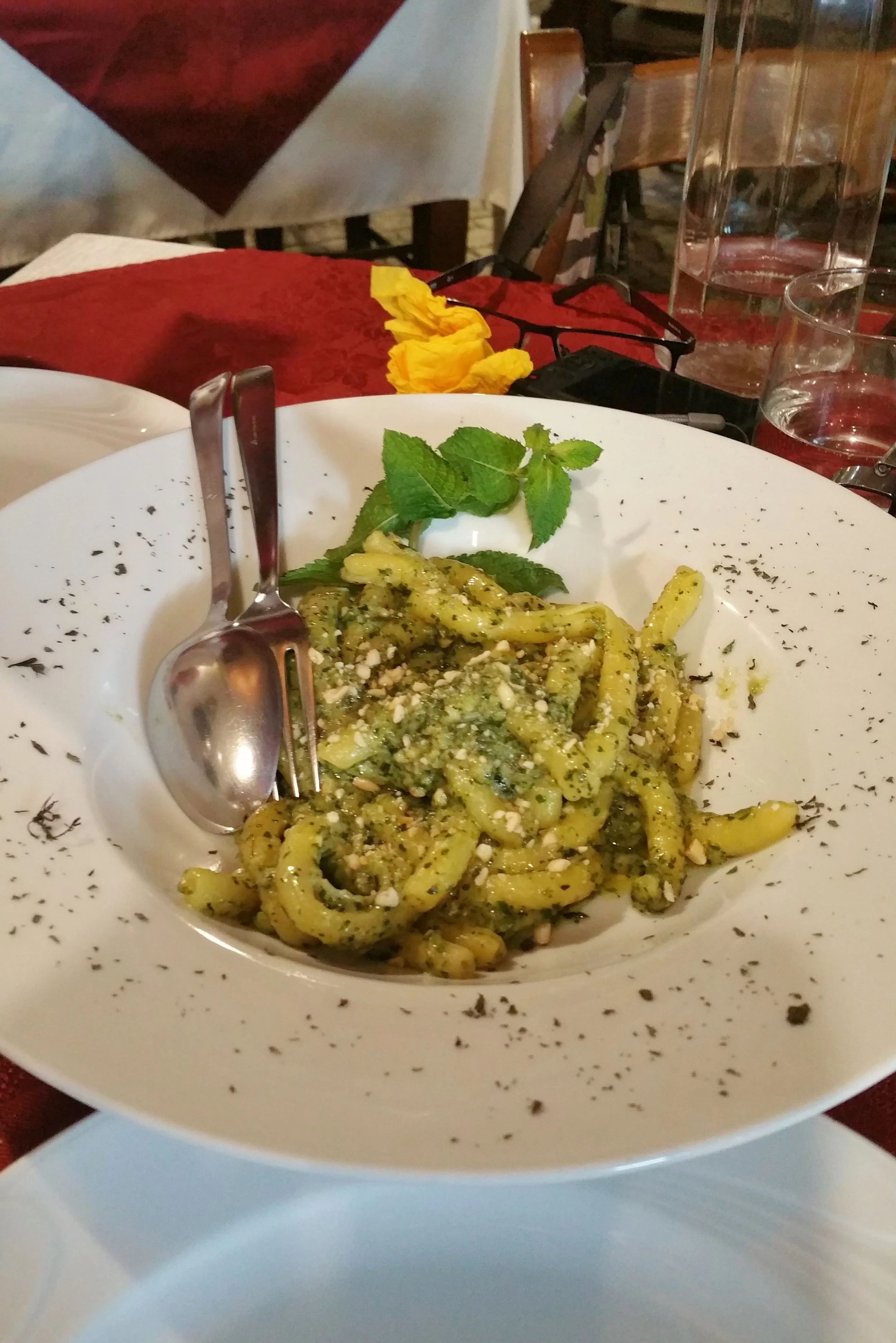 Farazuoli with zucchini