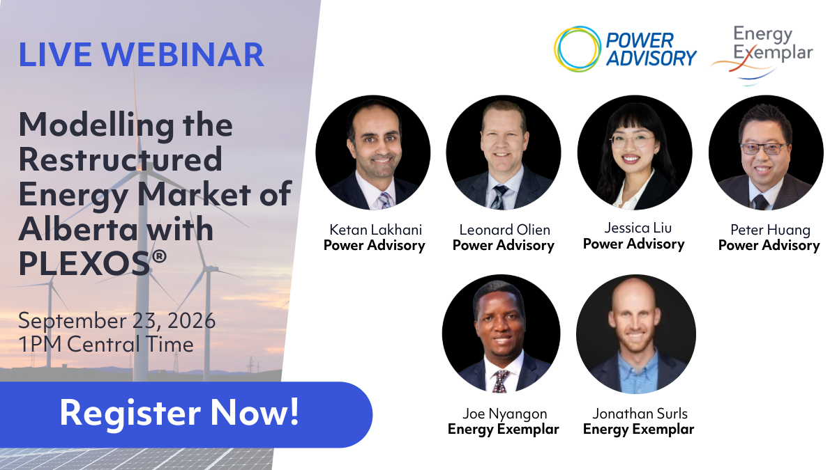 Modelling the Restructured Energy Market of Alberta with PLEXOS® 