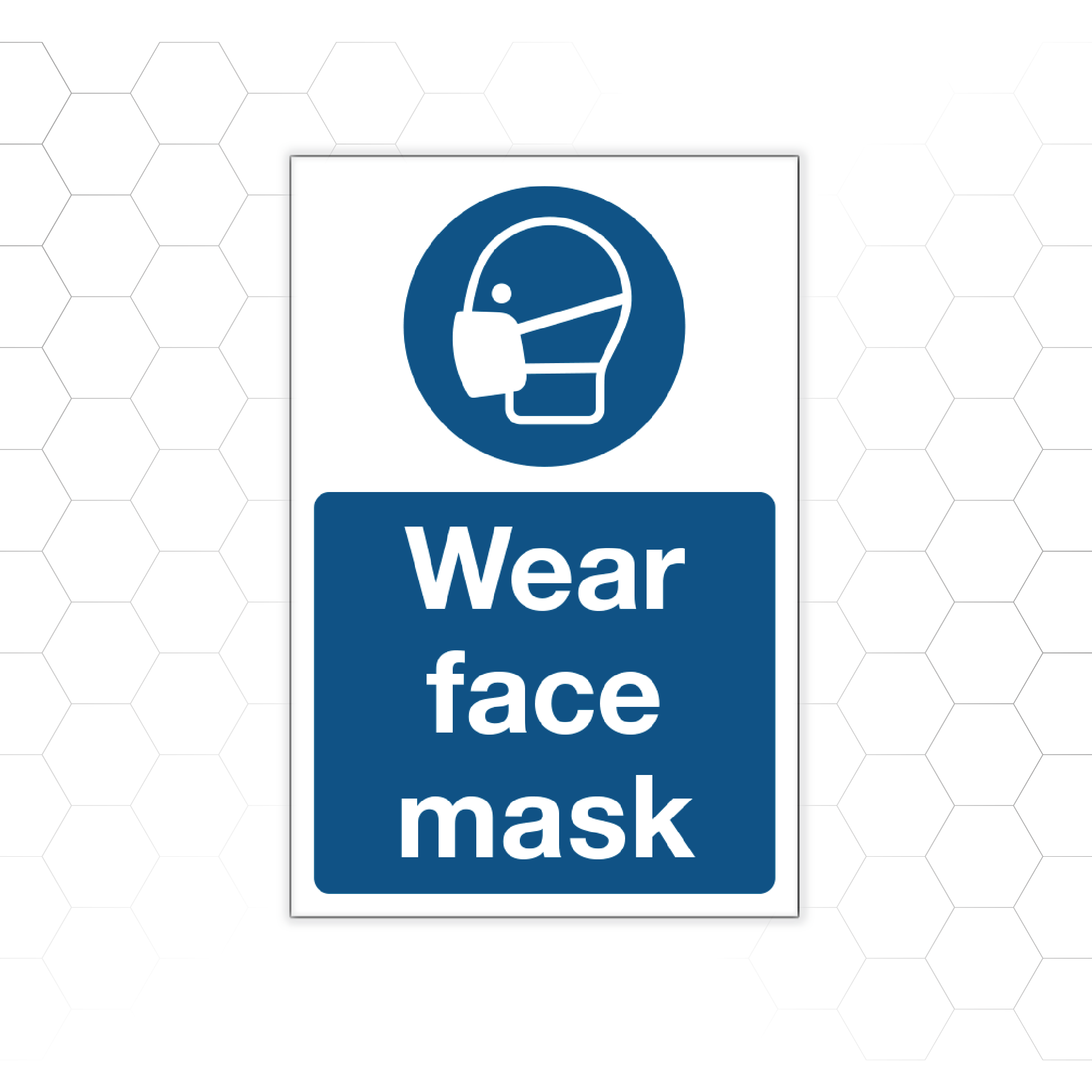 Wear a face mask sign — Supply Me Ltd