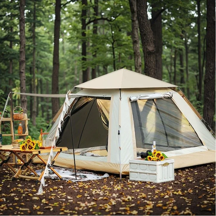 Single layer spring tent tuin