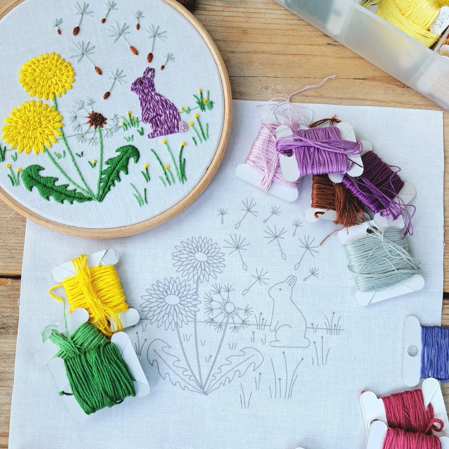 How I Stitched the Rabbit Panel: A Step-by-Step Guide — Bluebell Love