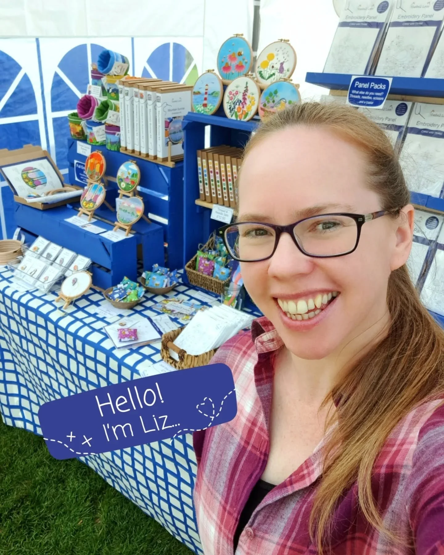 Hello! I&rsquo;m Liz - the illustrator, maker and stitcher behind Bluebell Love&nbsp;😊&nbsp;So pleased to meet you!

Here, I create colourful, nature-inspired embroidery kits, designs and handmade accessories to help you slow down, relax and enjoy s