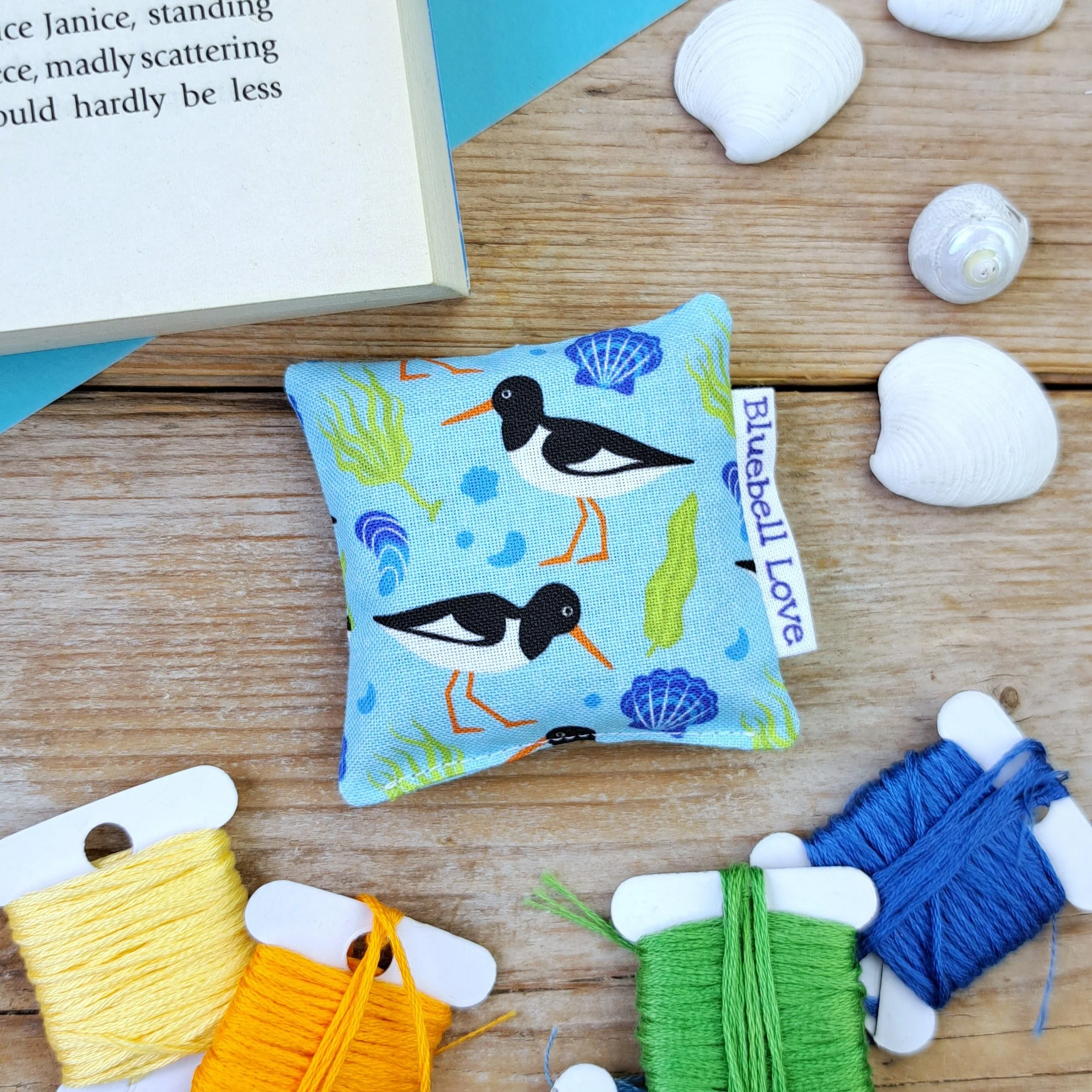 Oyster catcher Mini Lavender Bag 1.jpg