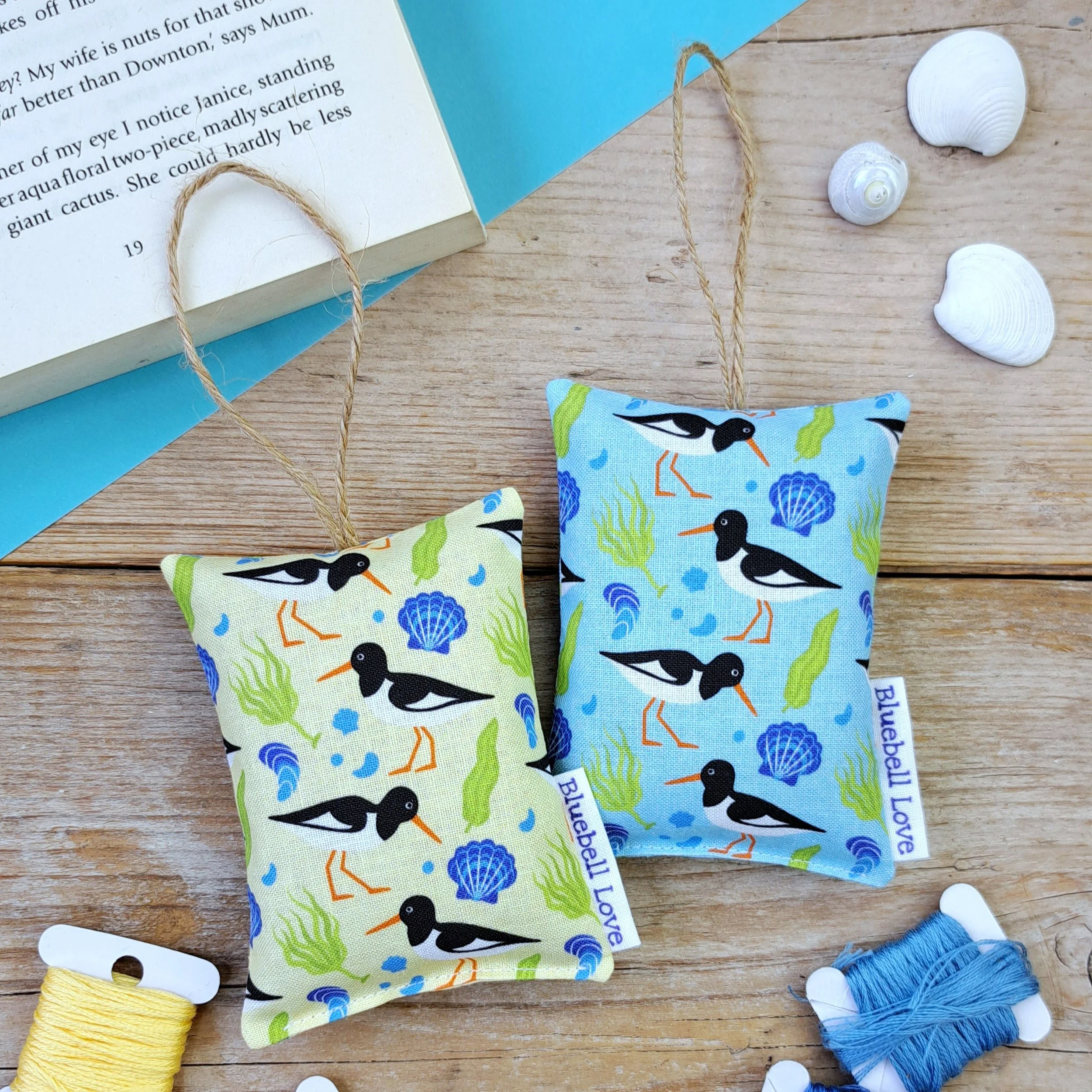 Oyster Catchers - Lavender Bag